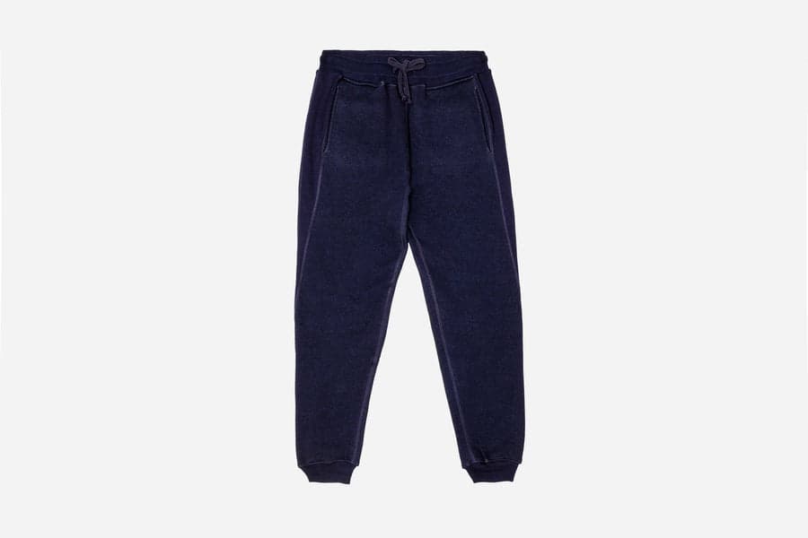 Sweat Pants Indigo 高磅數刷毛衛褲靛藍染