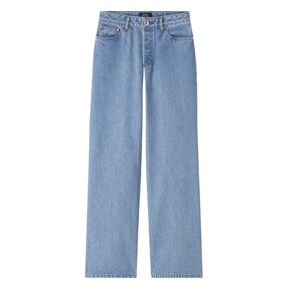 Womens ELISABETH Jeans Light Blue 女版淺藍水洗直筒牛仔褲