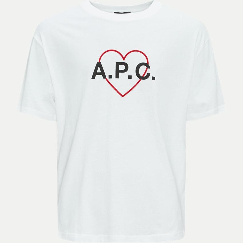 A.P.C. T-shirt Billy White APC情侶特別款短T