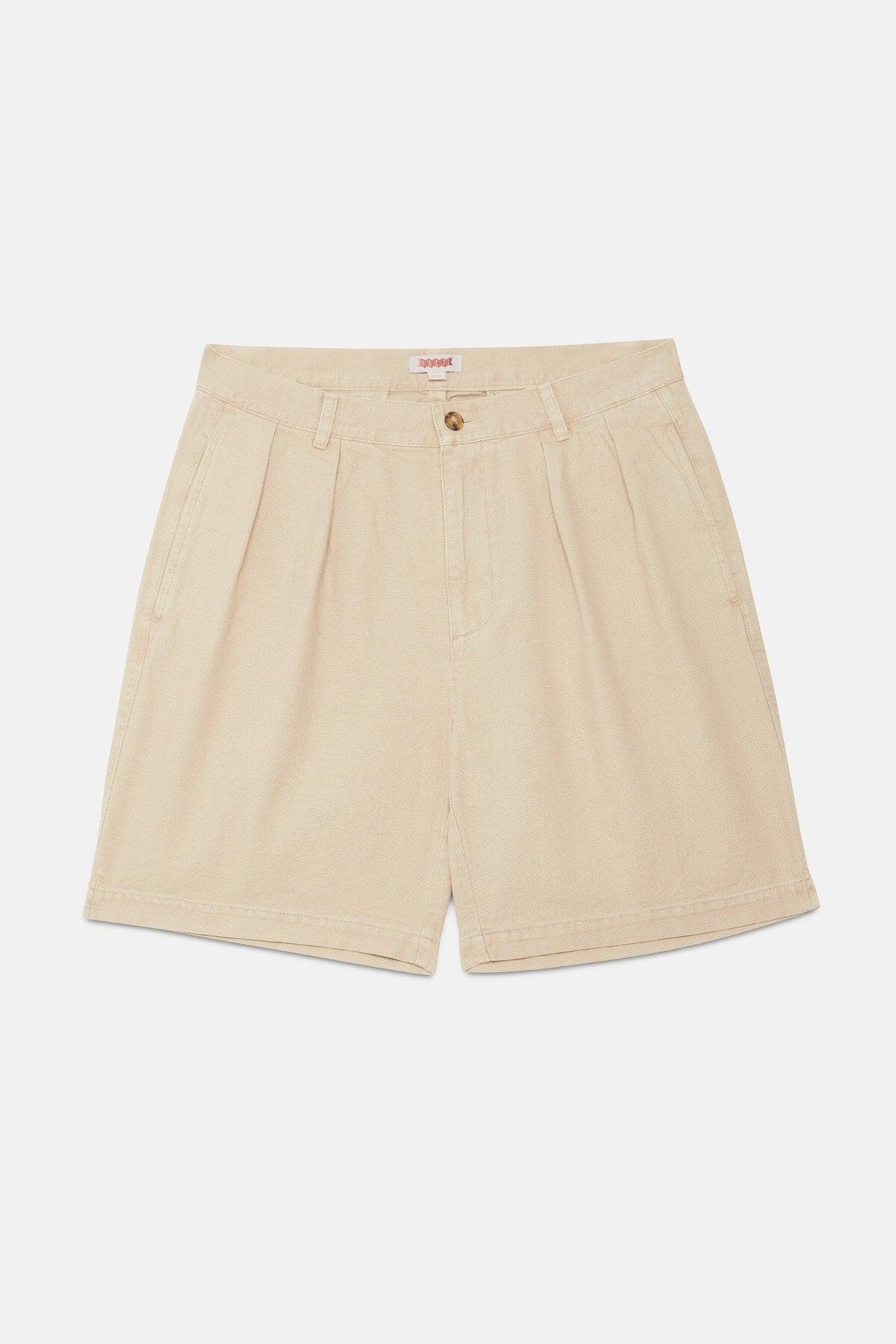 Canvas Garment Dyed Shorts British Khaki 顏料染帆布短褲英國卡其色