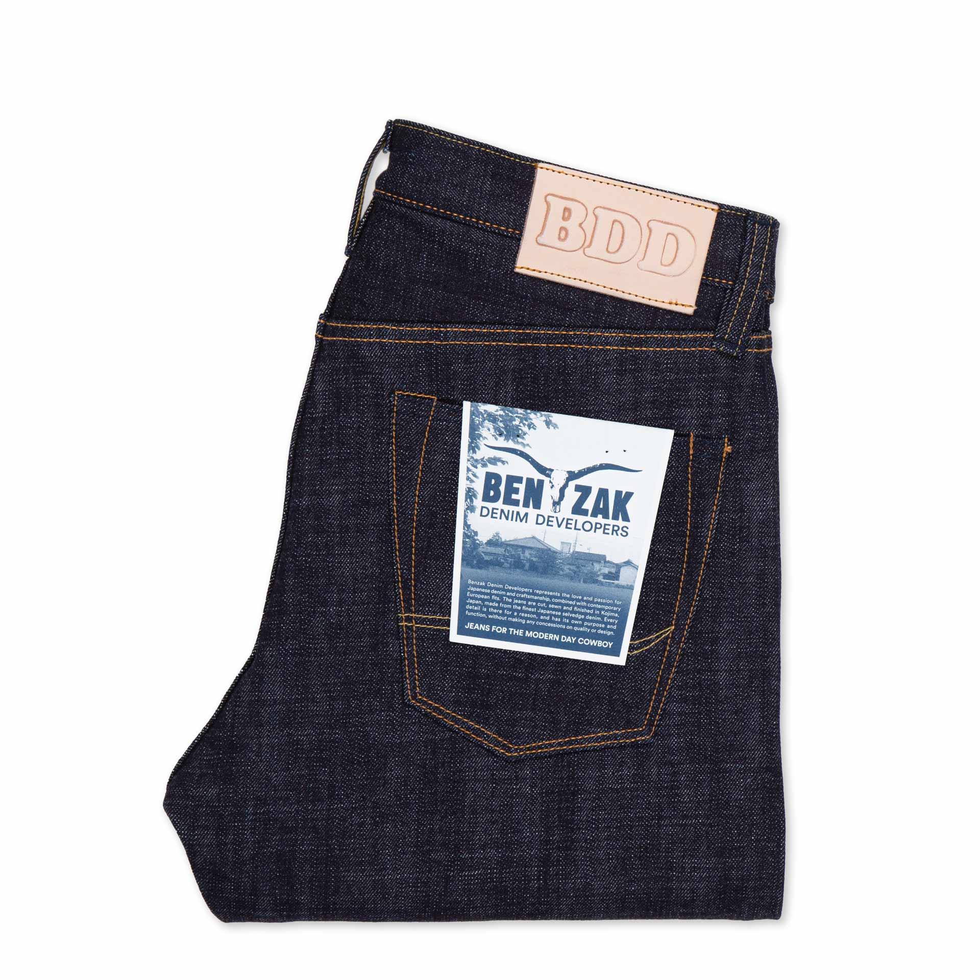 BDD 707 heavy slub 16 oz. RHT／重竹節布料 中腰直筒褲