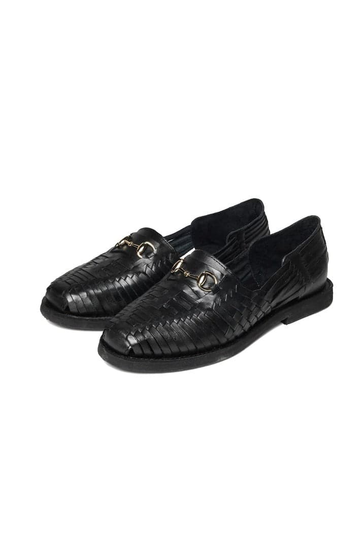 Bocado Black Sandals 黑色金屬扣墨西哥手工涼鞋