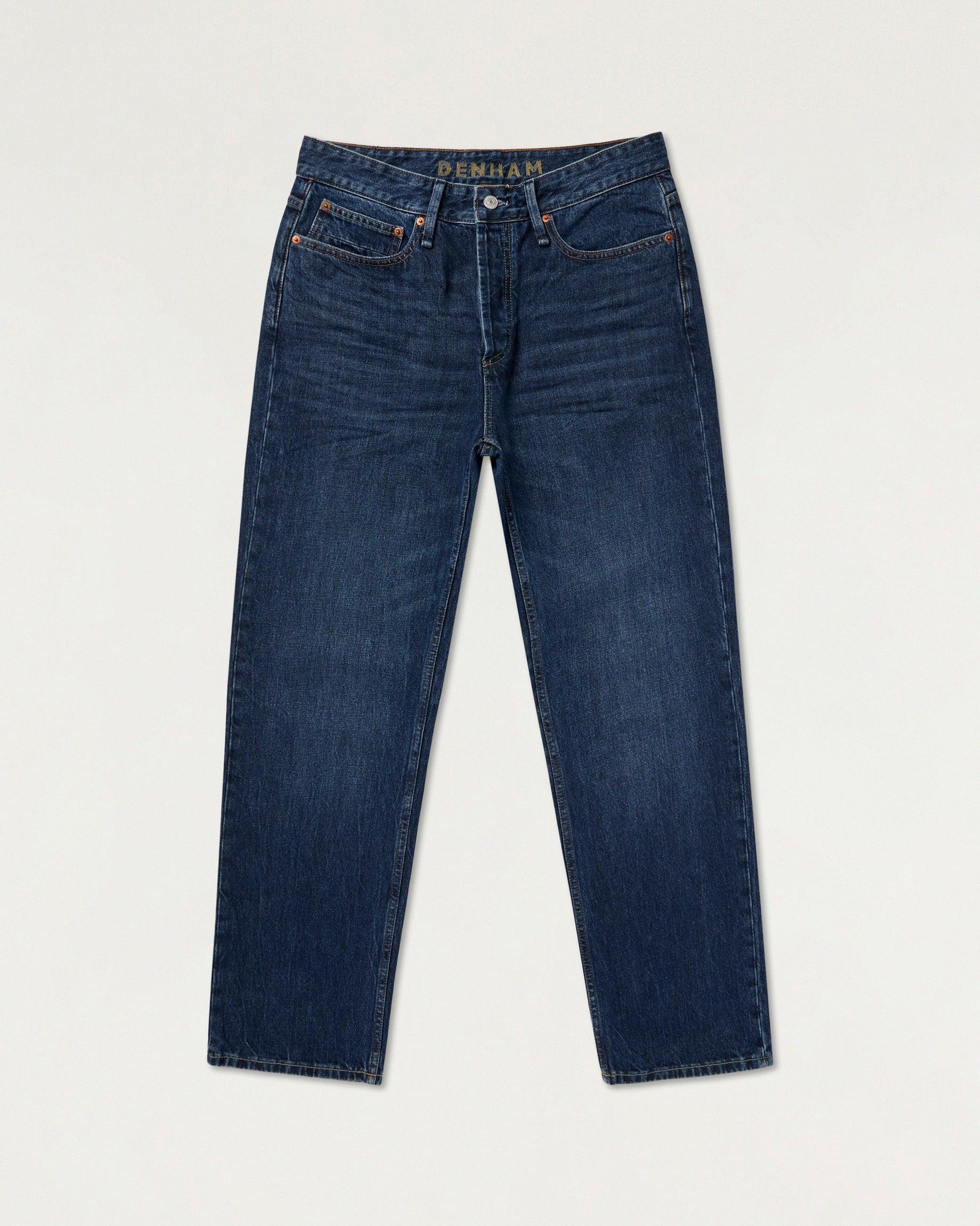 DAGGER Rigid Vintage Indigo 中藍復古手工刷洗寬鬆直筒牛仔褲