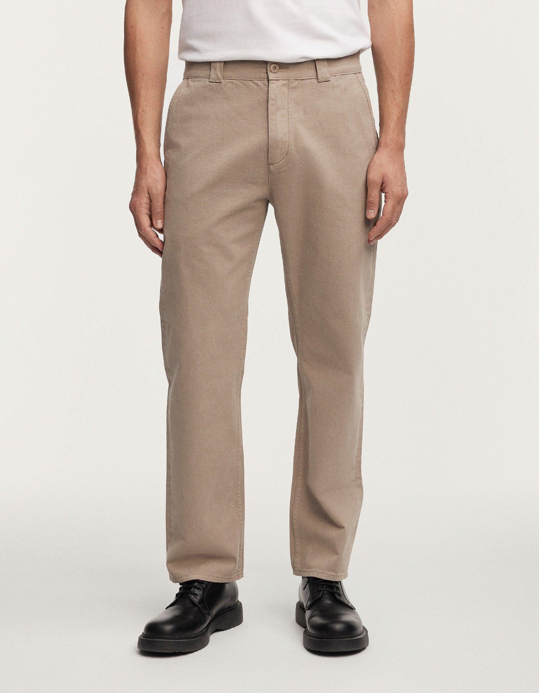 Dagger Work Chino Clean Rigid Gabardine 水洗石色華達呢寬鬆直筒卡其褲