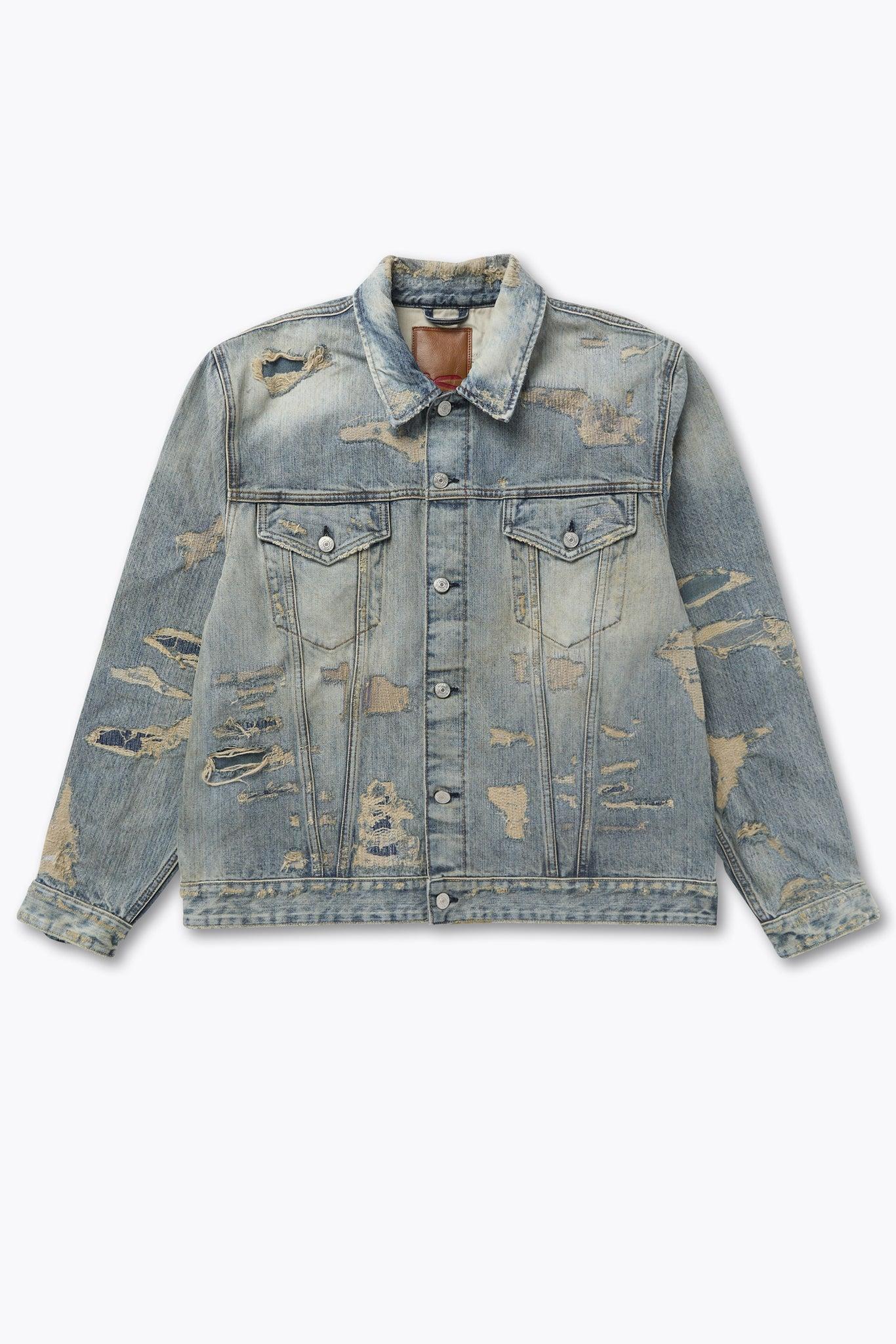 Archive S2 London Jacket Extreme Repair 極致仿古破壞補丁牛仔外套