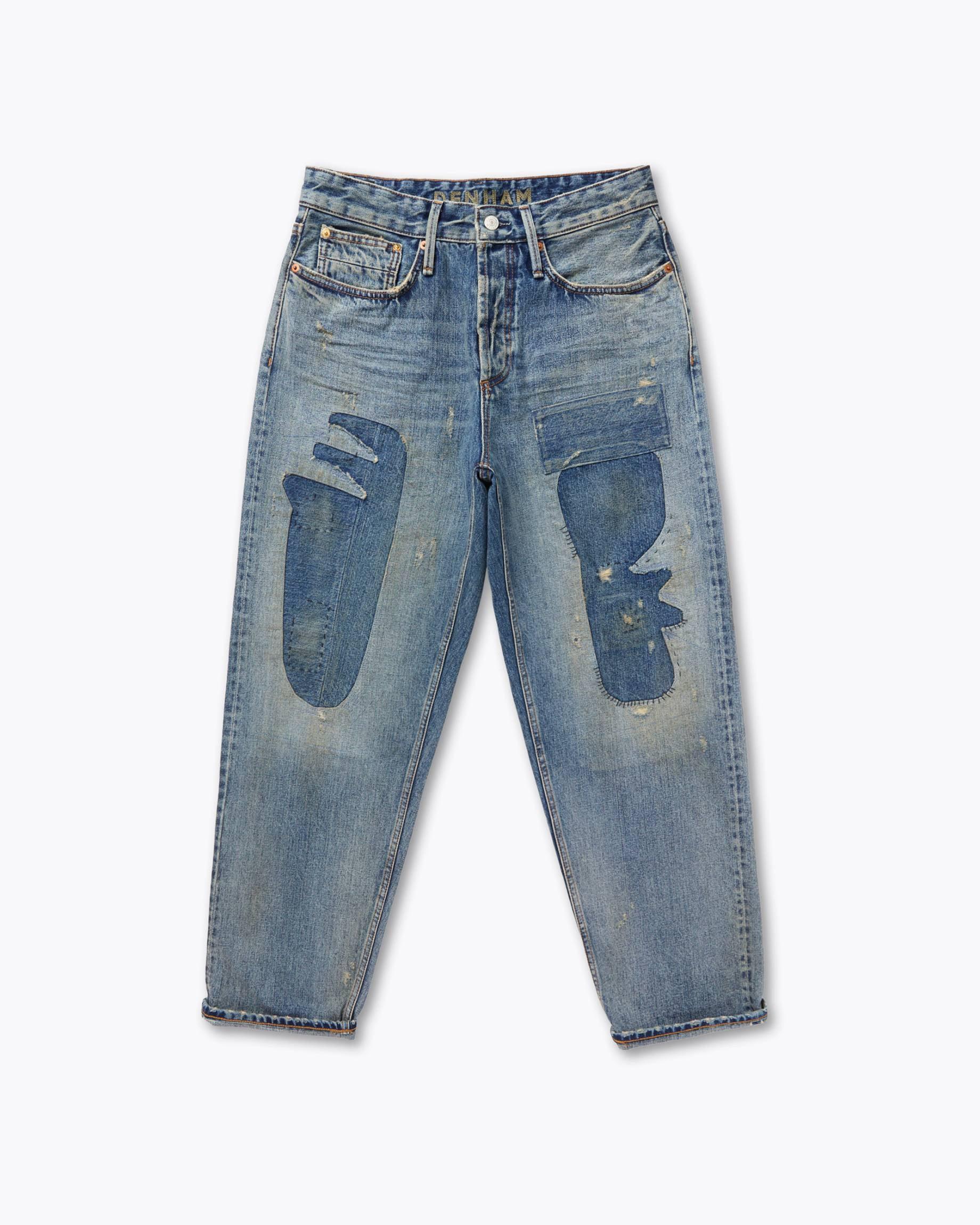 Rag R Dean Vintage Patchwork 復古手縫補丁寬鬆錐形牛仔褲