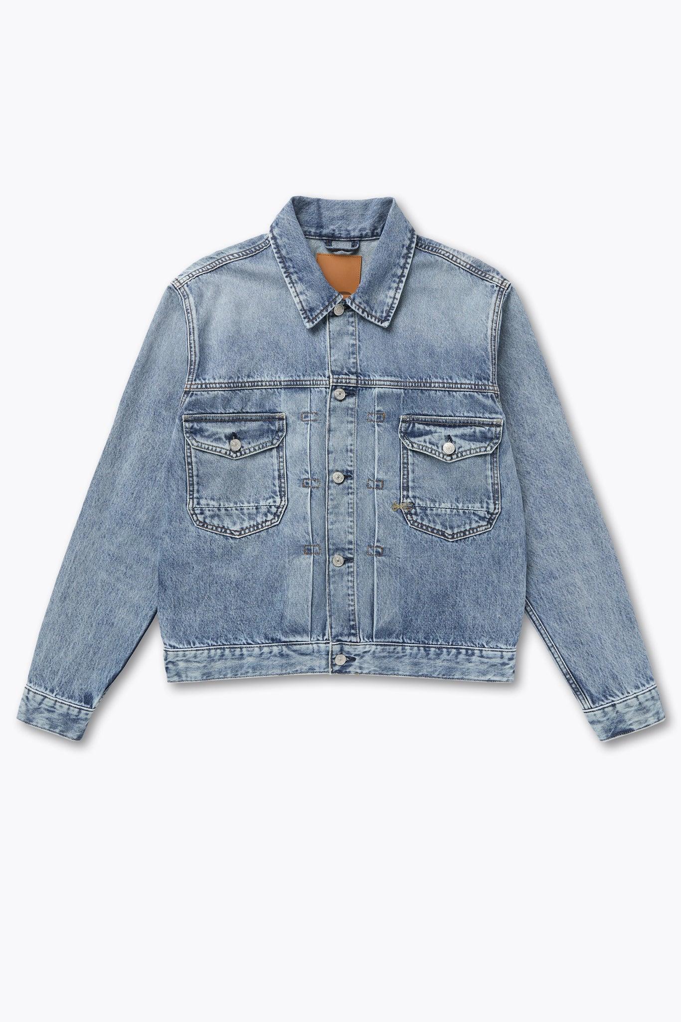 Chester Jacket Vintage Light Worn 仿舊淺藍洗色牛仔外套
