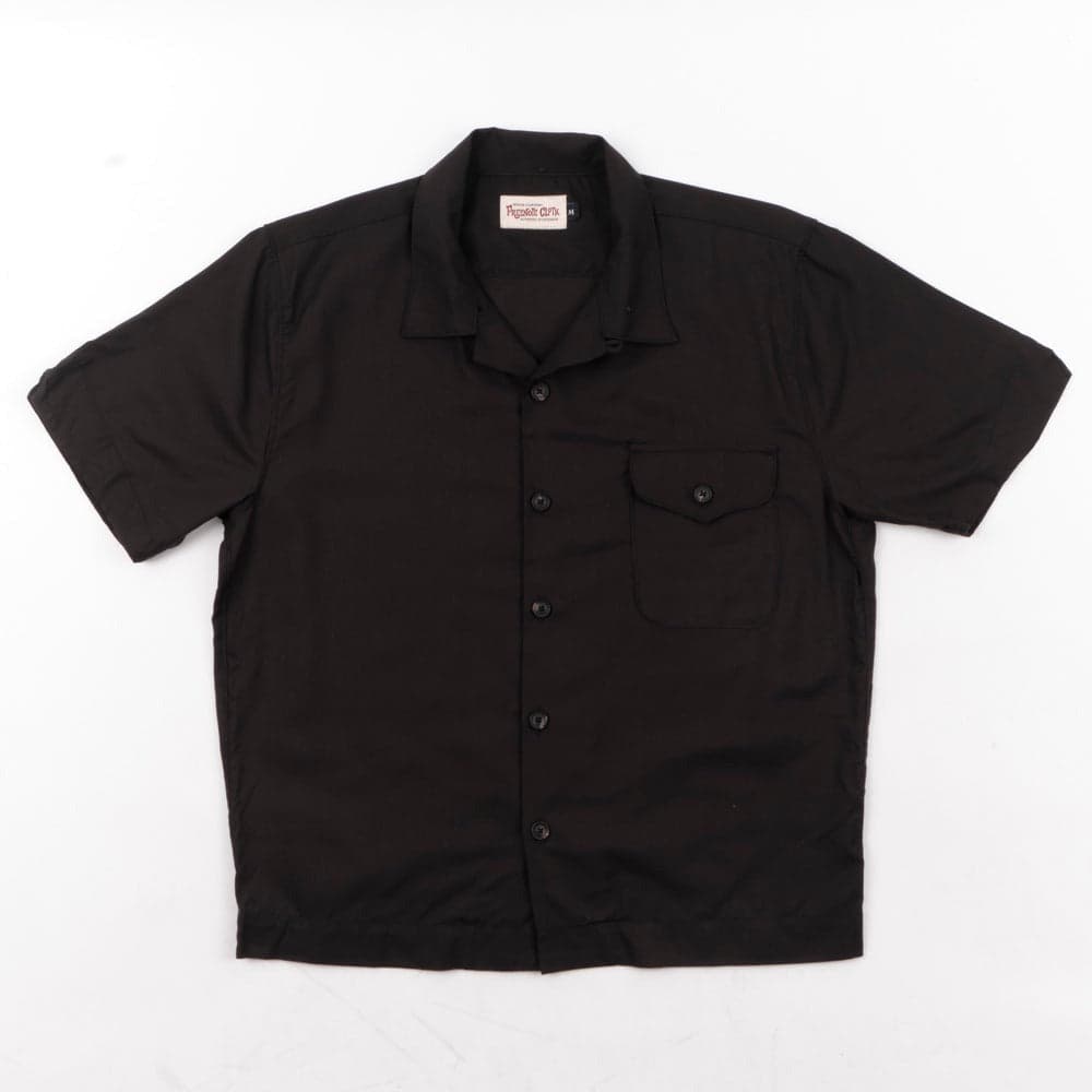 Jove Black 天絲棉黑色古巴襯衫