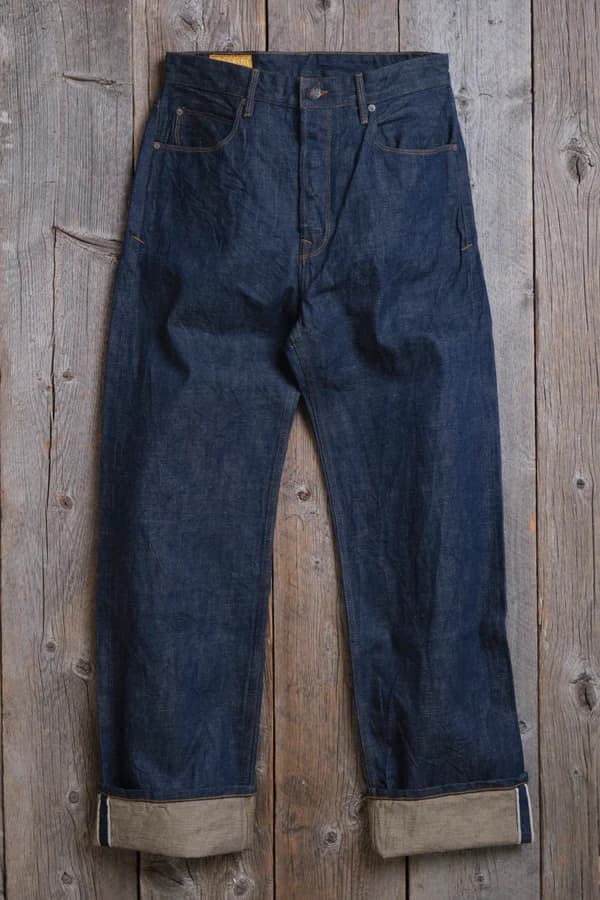 Modesto 13 Ounce Natural Indigo Denim 復古天然染直筒牛仔褲