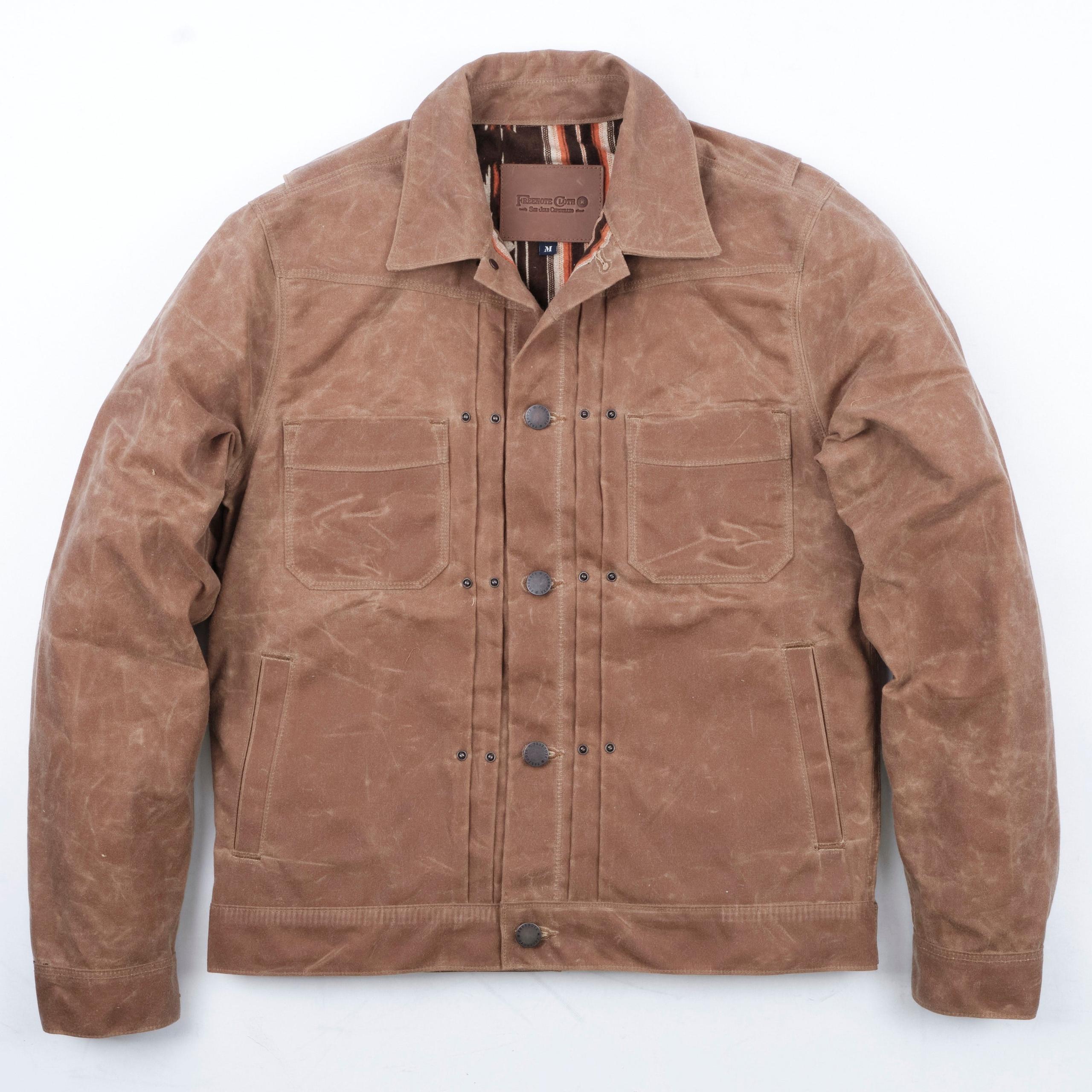 Riders Jacket Waxed Canvas Rust 專利油蠟帆布騎士夾克鏽橘色