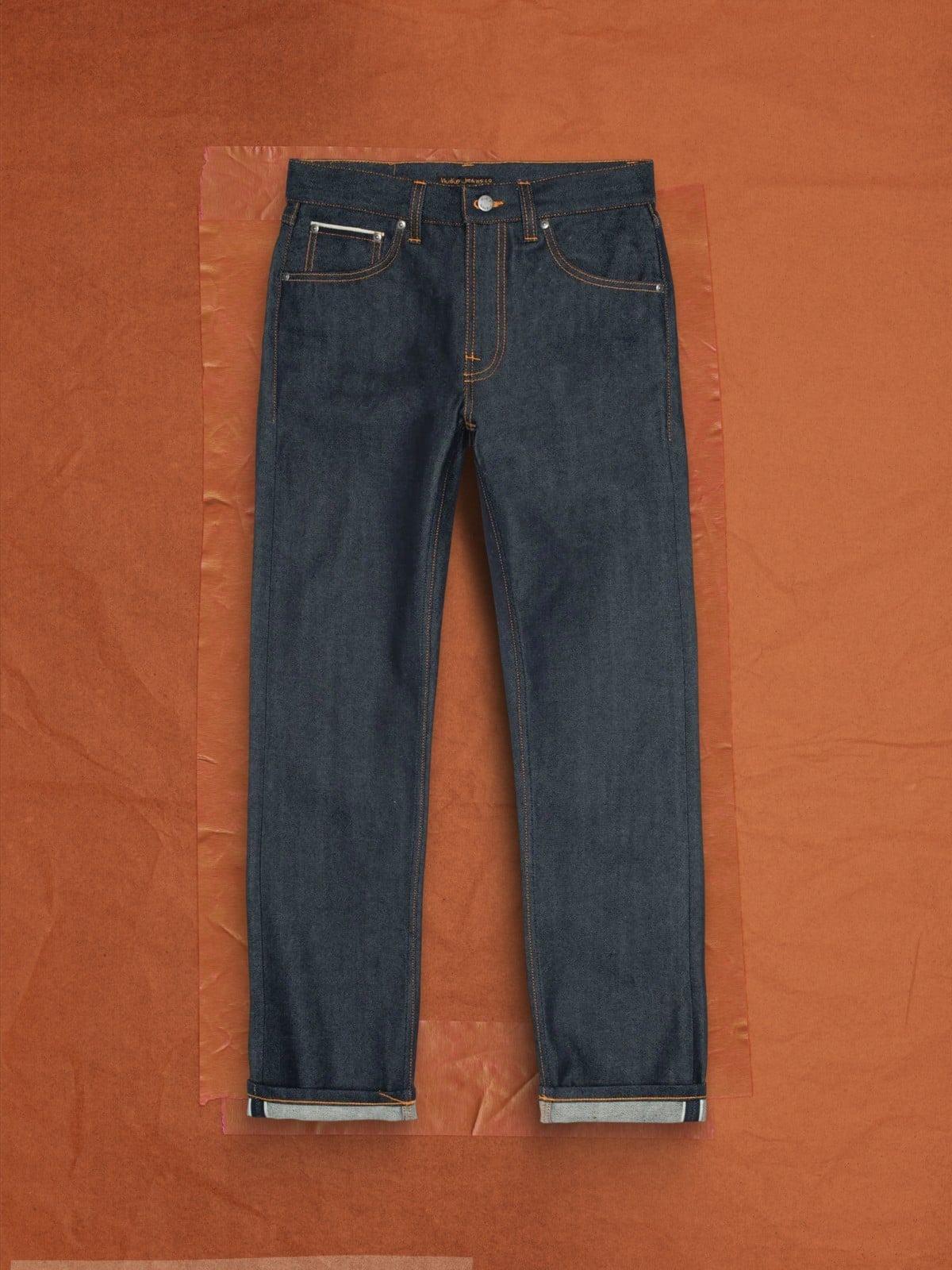Gritty Jackson Dry Dusk Selvage 日落布邊修身直筒牛仔褲