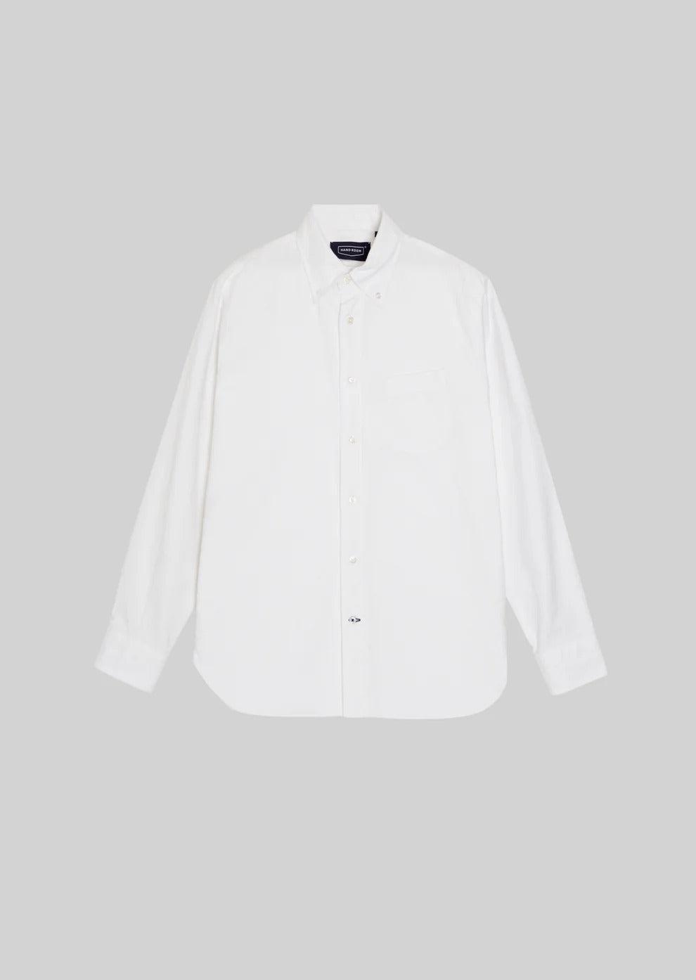OXFORD BUTTON DOWN SHIRTS WHITE 匹馬棉白色牛津襯衫