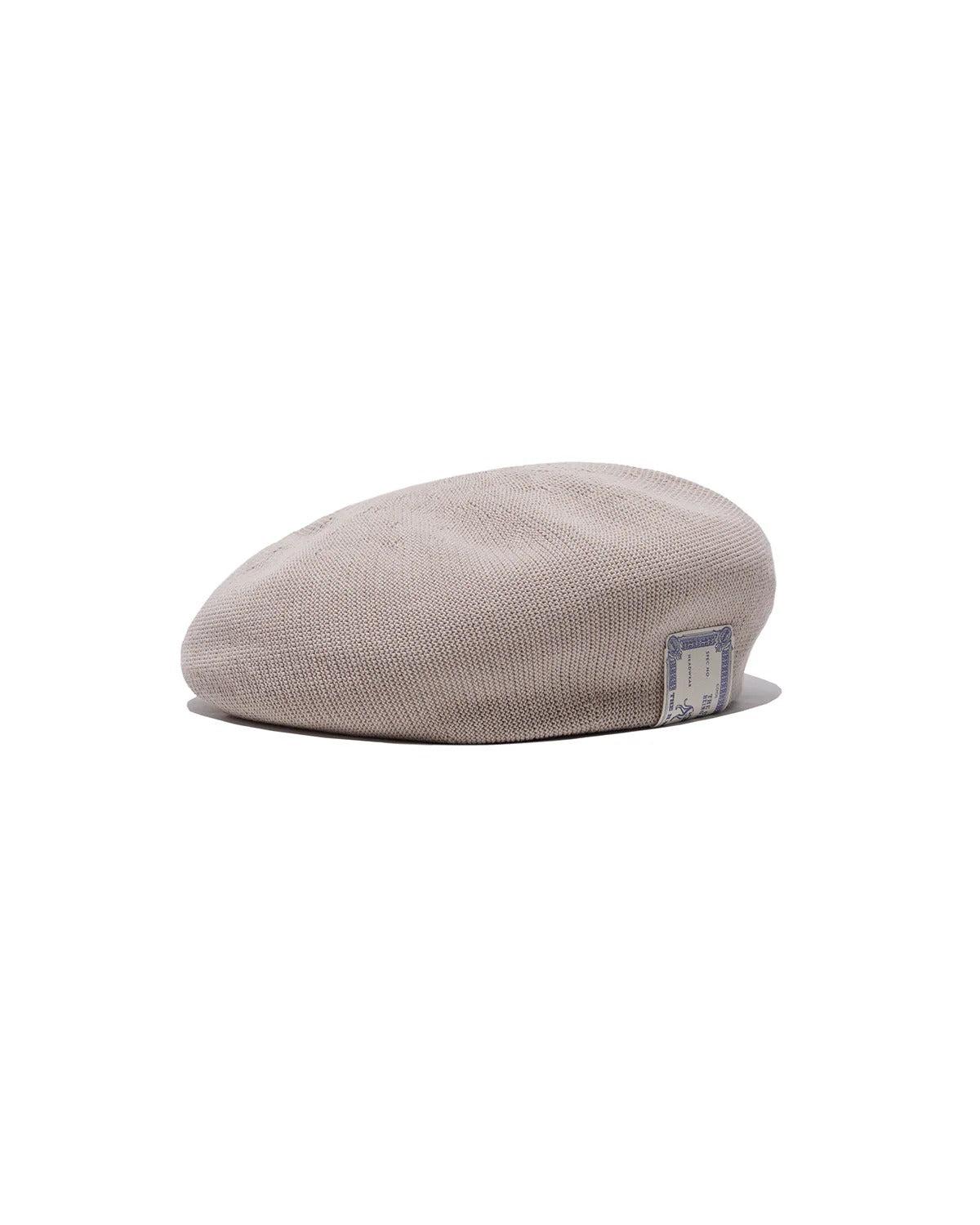 Cotton Big Beret Beige 棉質大帽體貝雷帽 - 淺卡其