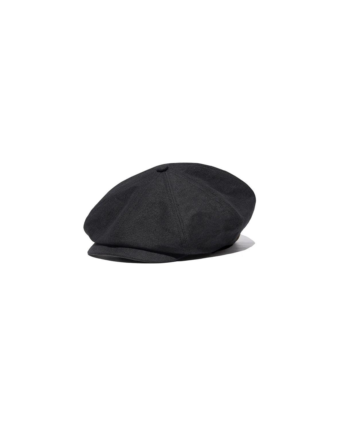 Linen Paper PK Cap Black 麻紙混紡狩獵帽 - 黑色
