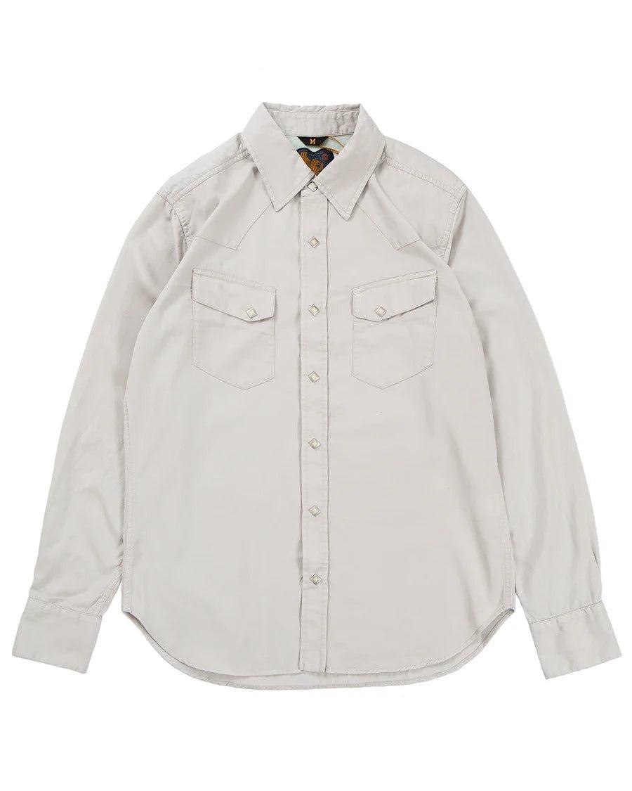 Buster Shirt Grey 灰白色天絲西部襯衫