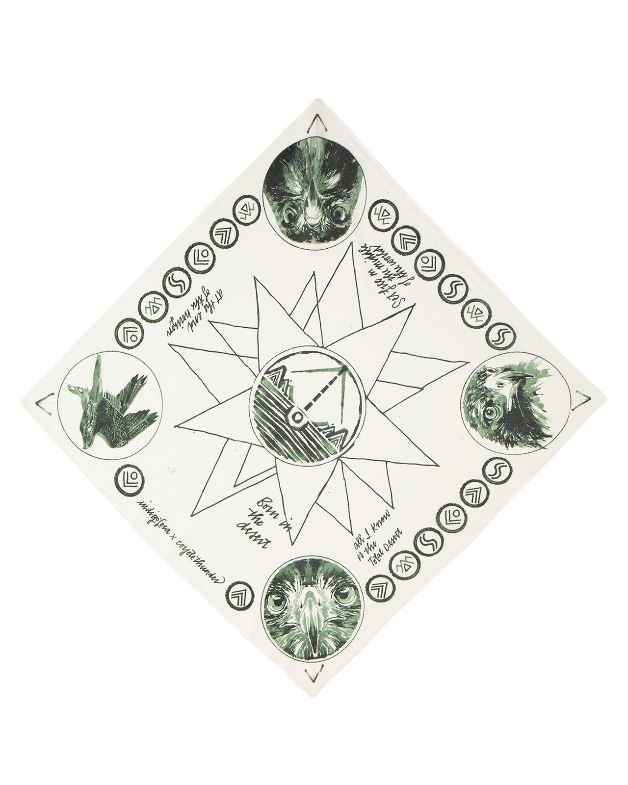 Indigofera The Total Desert Bandana 鷹與沙漠 大領巾