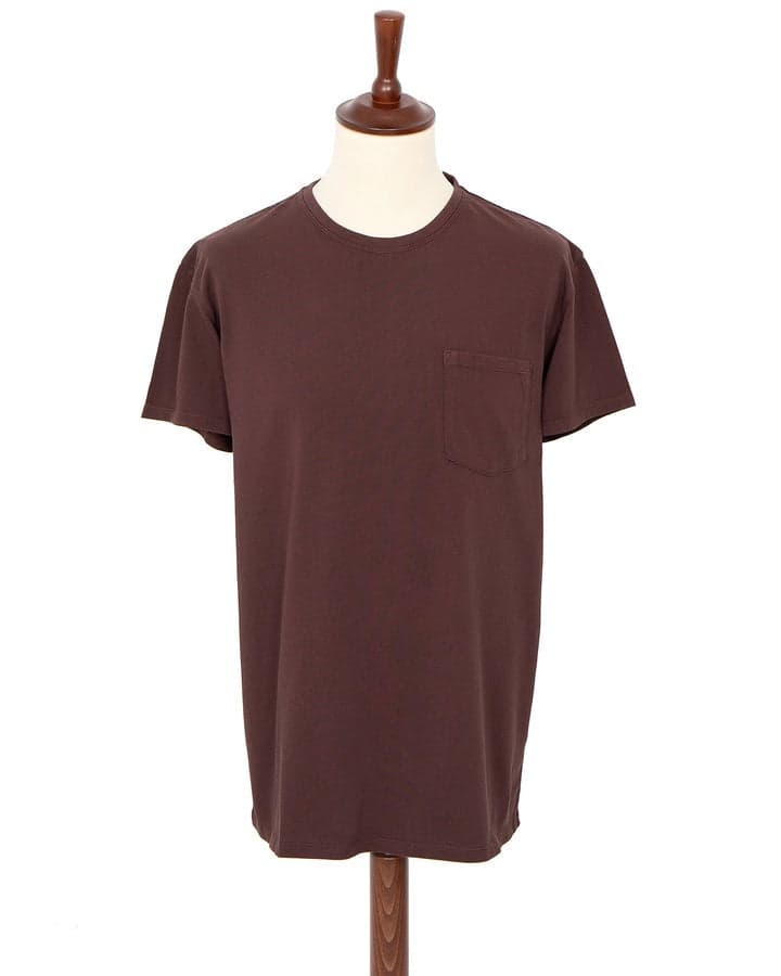Wilson T-Shirt Crimson Dusk 頂級匹馬棉口袋素T 夕陽紅