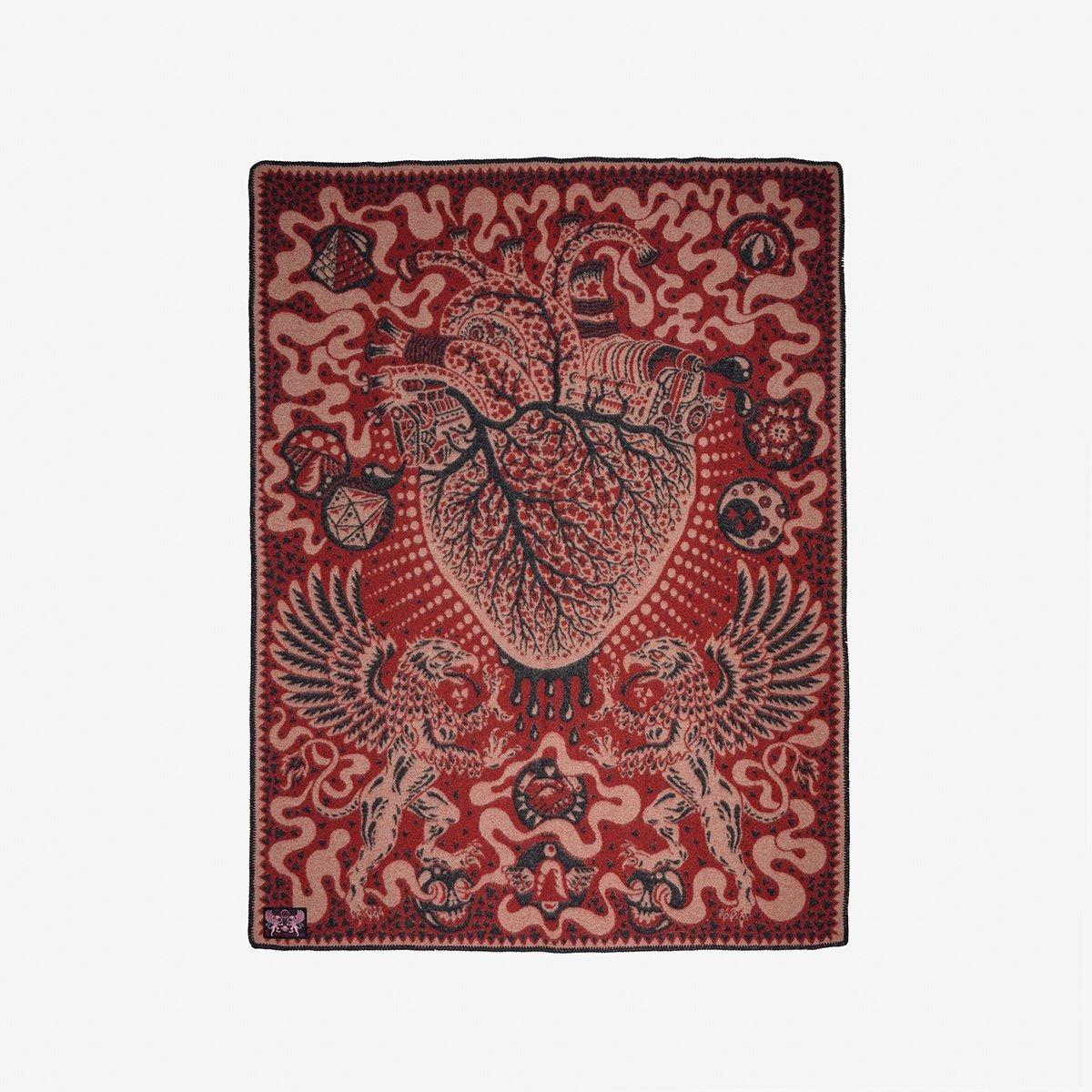 Iron Heart x Indigofera Friendship Blanket 鐵心聯名挪威高冷純羊毛毛毯