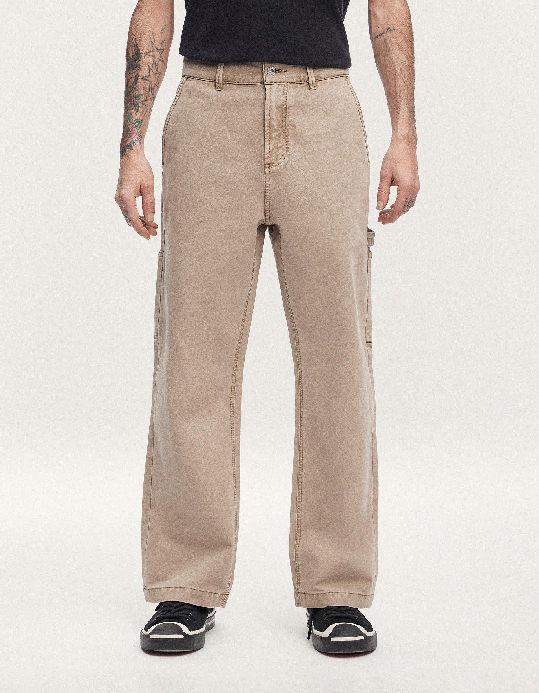 Jon Work Pant Compact Cotton Twill 石色壓縮棉斜紋布直筒工作褲