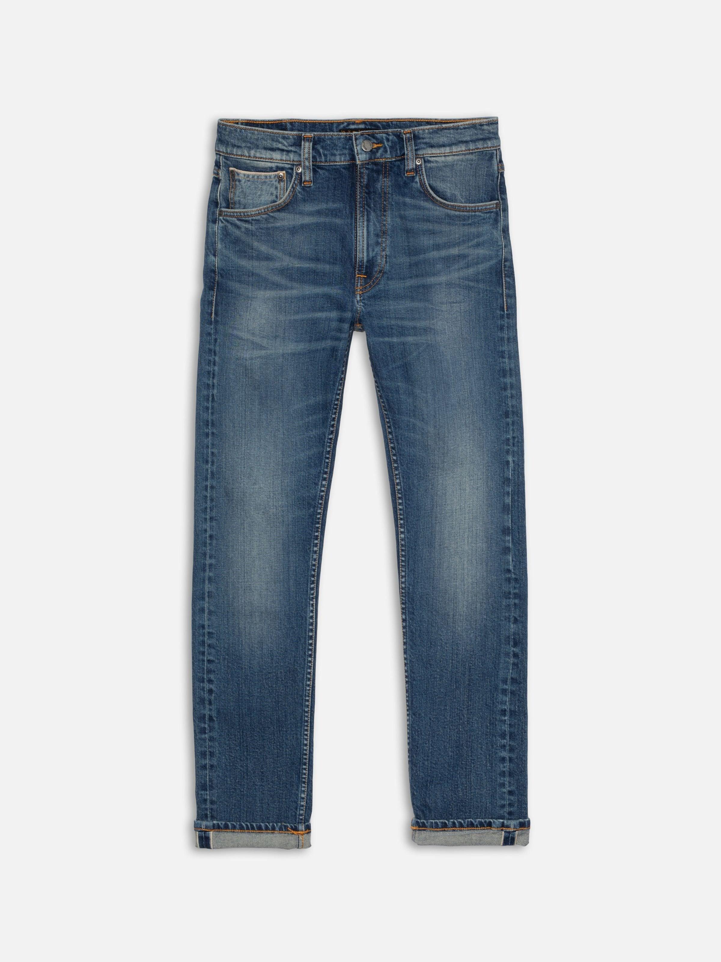 Lean Dean Worn In Selvage 舊化水洗布邊修身錐形牛仔褲
