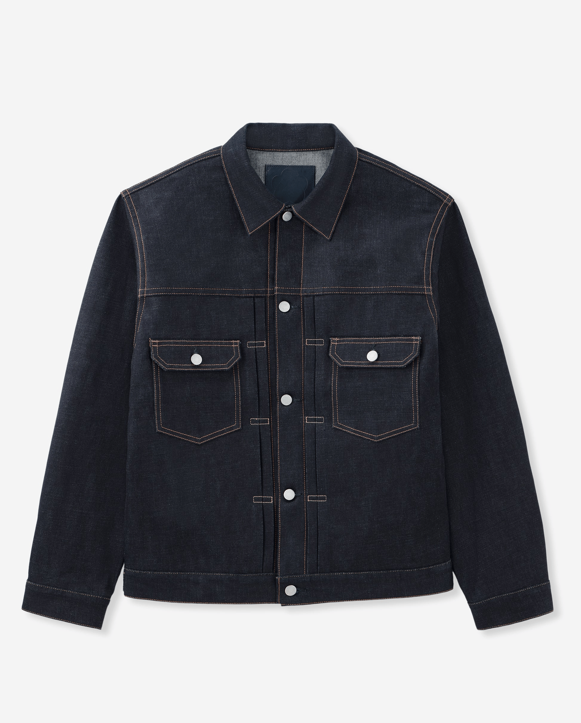 #002 STANDARD DENIM JACKET 14.7oz 二代特濃藍染辛巴威棉牛仔外套