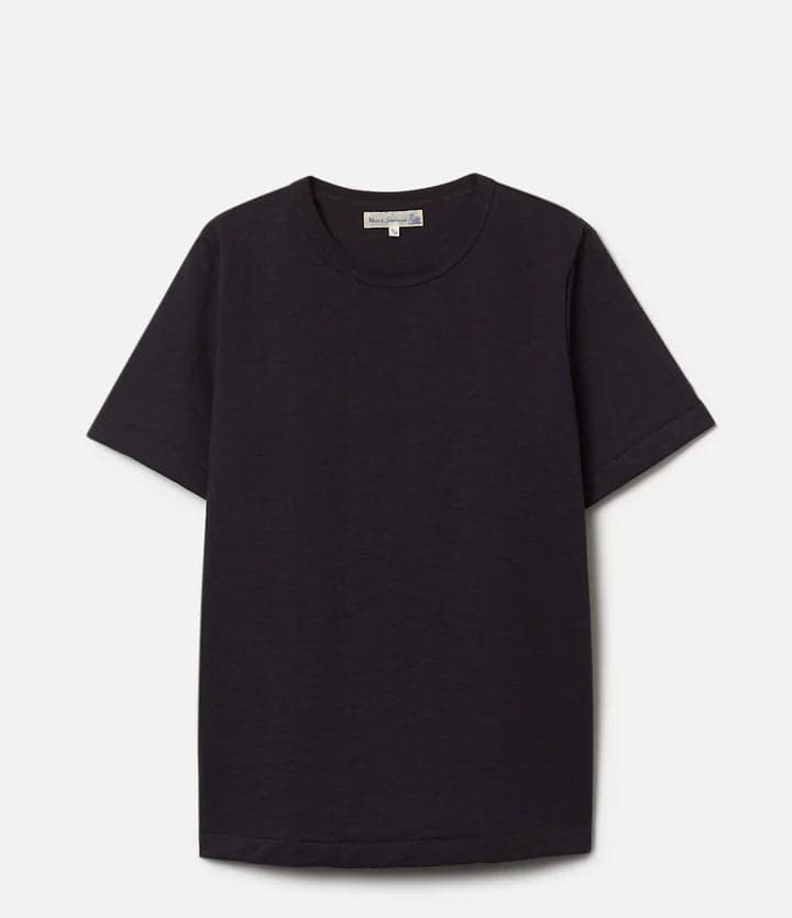 2S14 Loopwheeled Relaxed Fit Heavyweight T-Shirt Charcoal  圓織超重磅微寬有機棉素T炭灰色