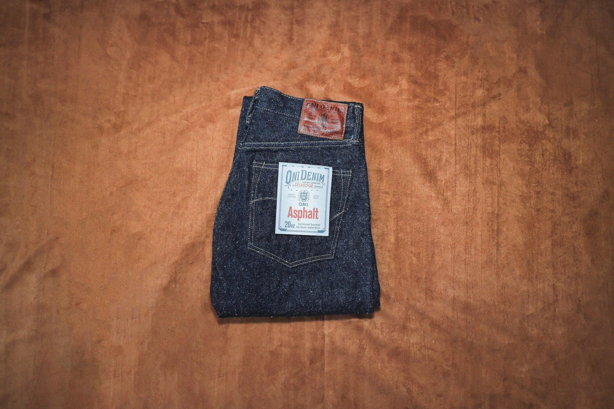 266-Asphalt Relaxed Straight Jeans 20oz 原創超重磅瀝青寬鬆直筒褲