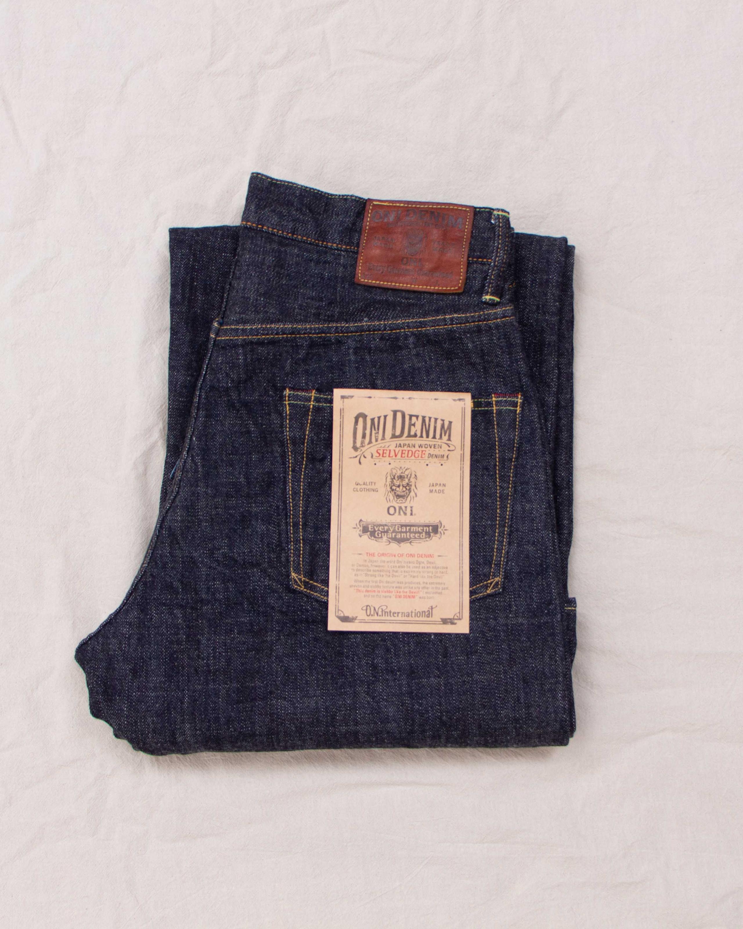 222-LS13.5 Low Tension "Long Slub" Denim 長竹節紗超寬直筒牛仔褲