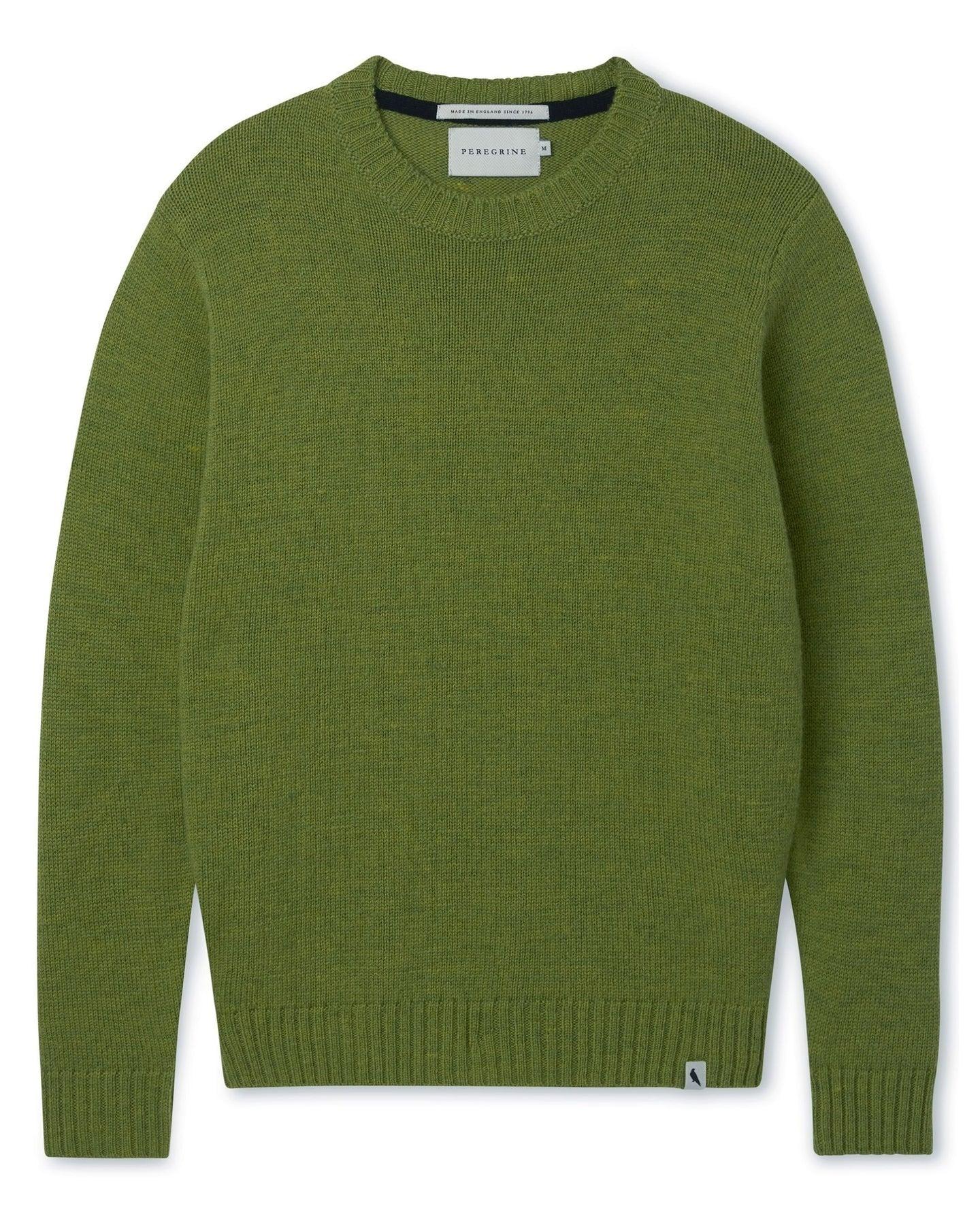 Makers Crew Jumper Campo 青蘋色洗美麗諾圓領毛衣