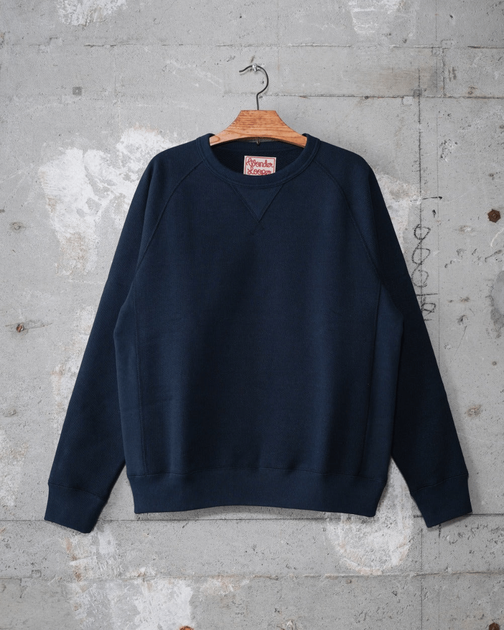 Pullover Crewneck - Double Heavyweight French Terry - Navy 海藍雙重超重磅法式毛圈布圓領衛衣