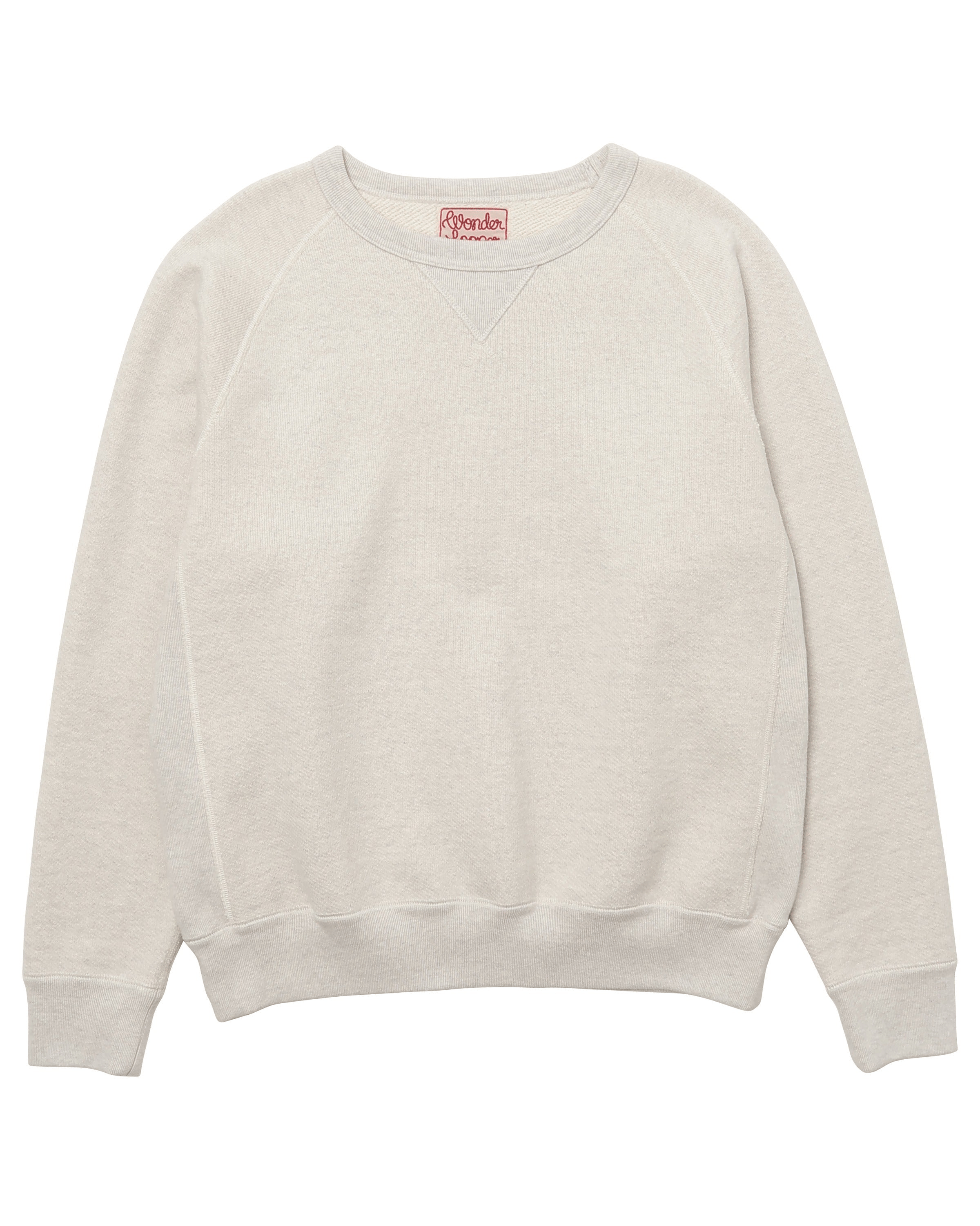 Pullover Crewneck - Double Heavyweight French Terry - Oat 燕麥白雙重超重磅法式毛圈布圓領衛衣
