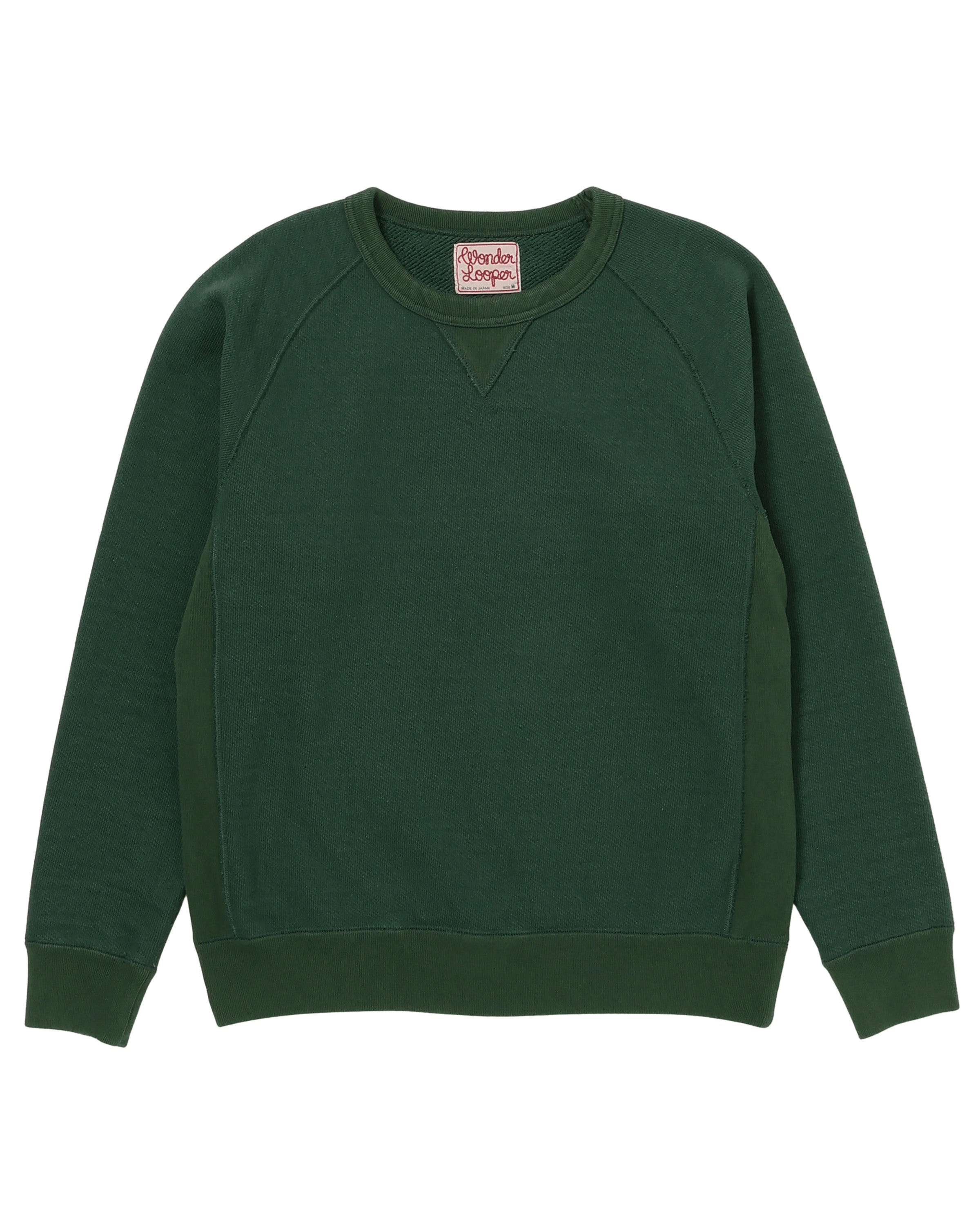 Pullover Crewneck - Double Heavyweight French Terry - Racing Green 賽車綠雙重超重磅法式毛圈布圓領衛衣
