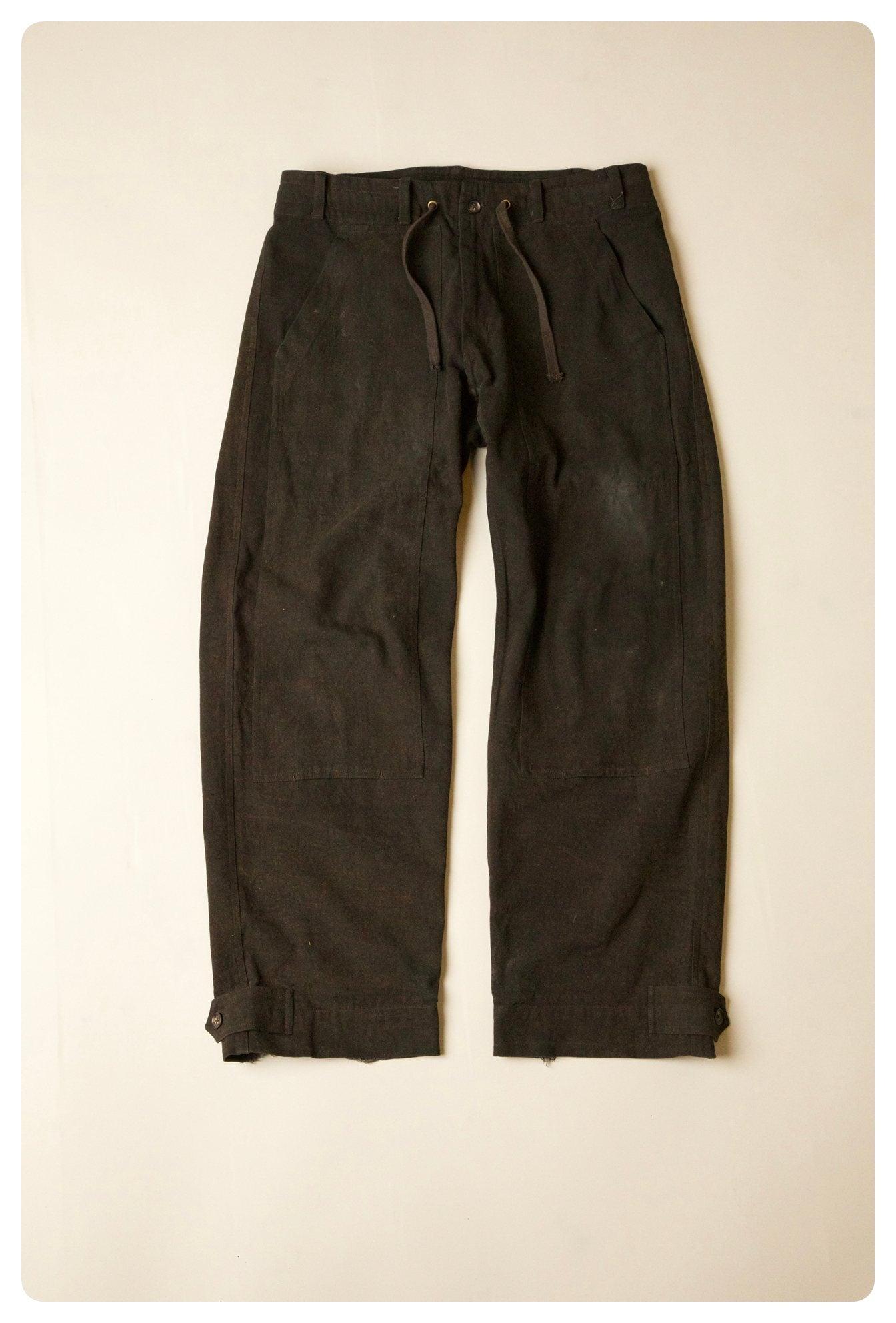 【INDI+ASH】RAKA PANT - Organic Cotton Enzyme Canvas - Iron 天然鐵灰染酵素水洗帆布拉卡工裝褲