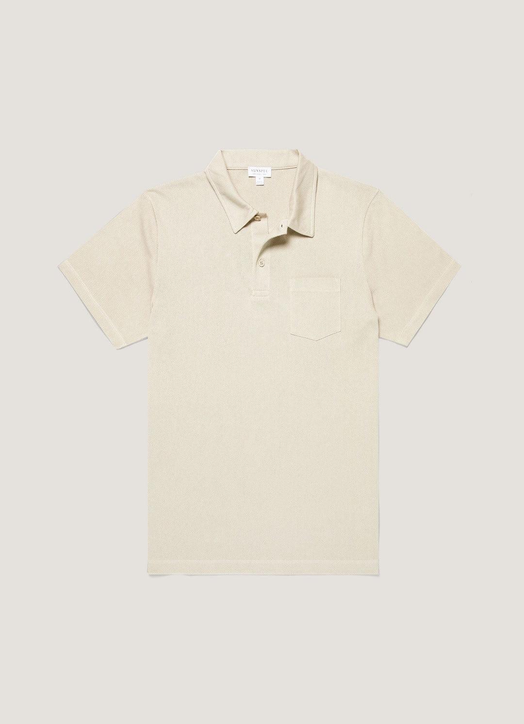 Riviera Polo Shirt Ash 灰米色頂級匹馬棉蔚藍海岸Polo衫