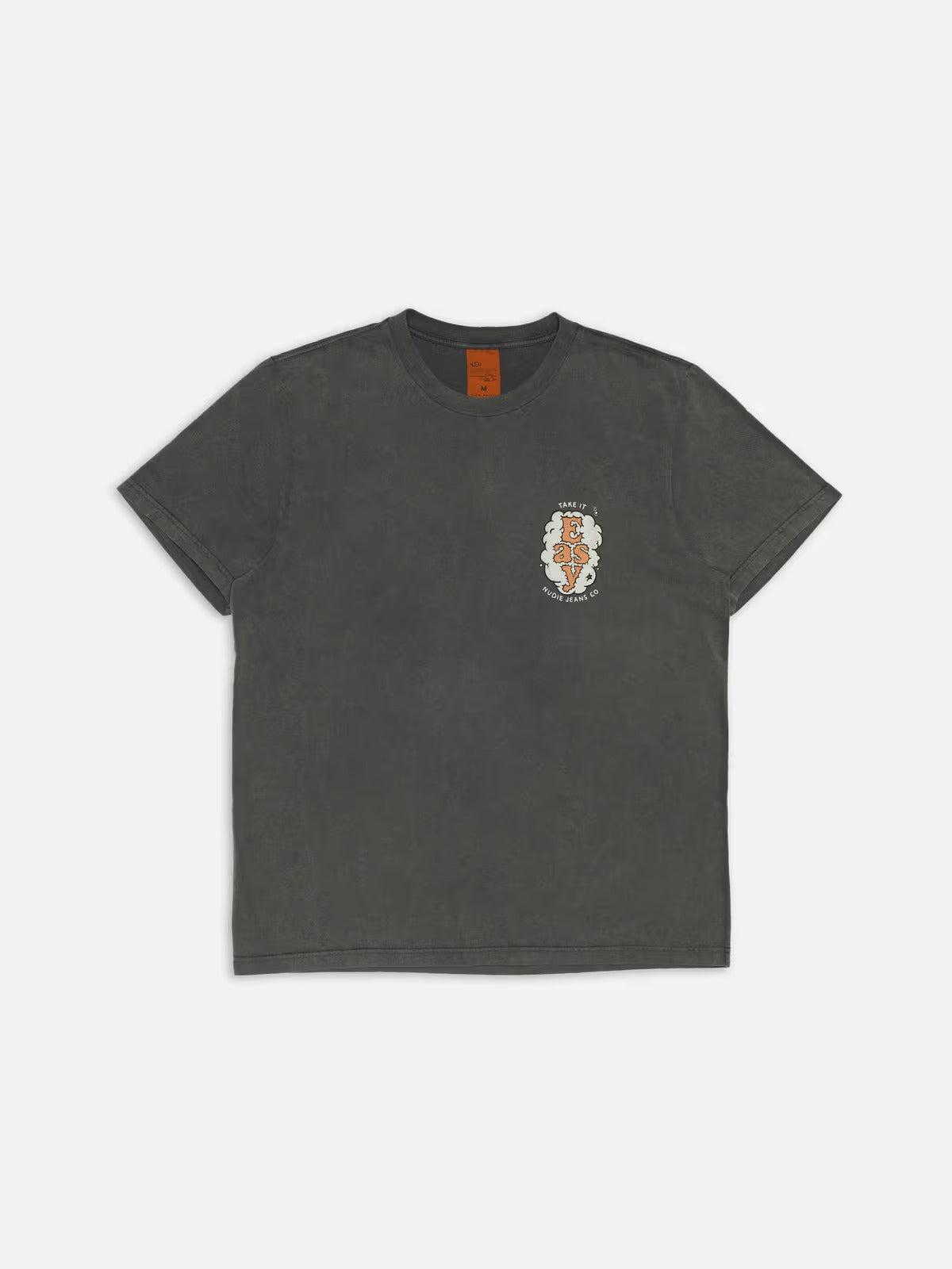 Roy T-Shirt Easy Cloud Antracite 煙煤色放輕鬆圖Tee