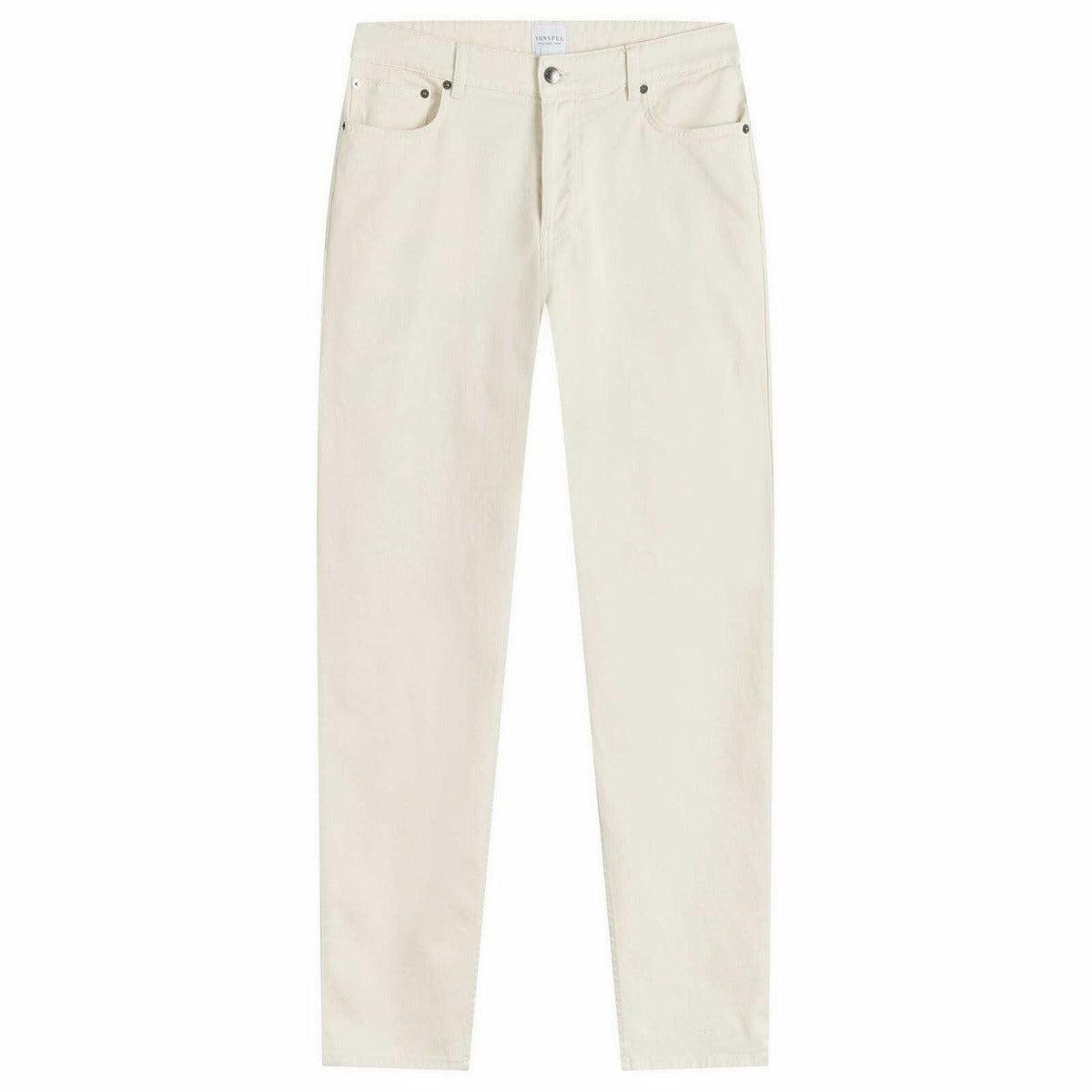 Five Pocket Cotton Twill Trousers Undyed 五口袋原棉色斜紋長褲