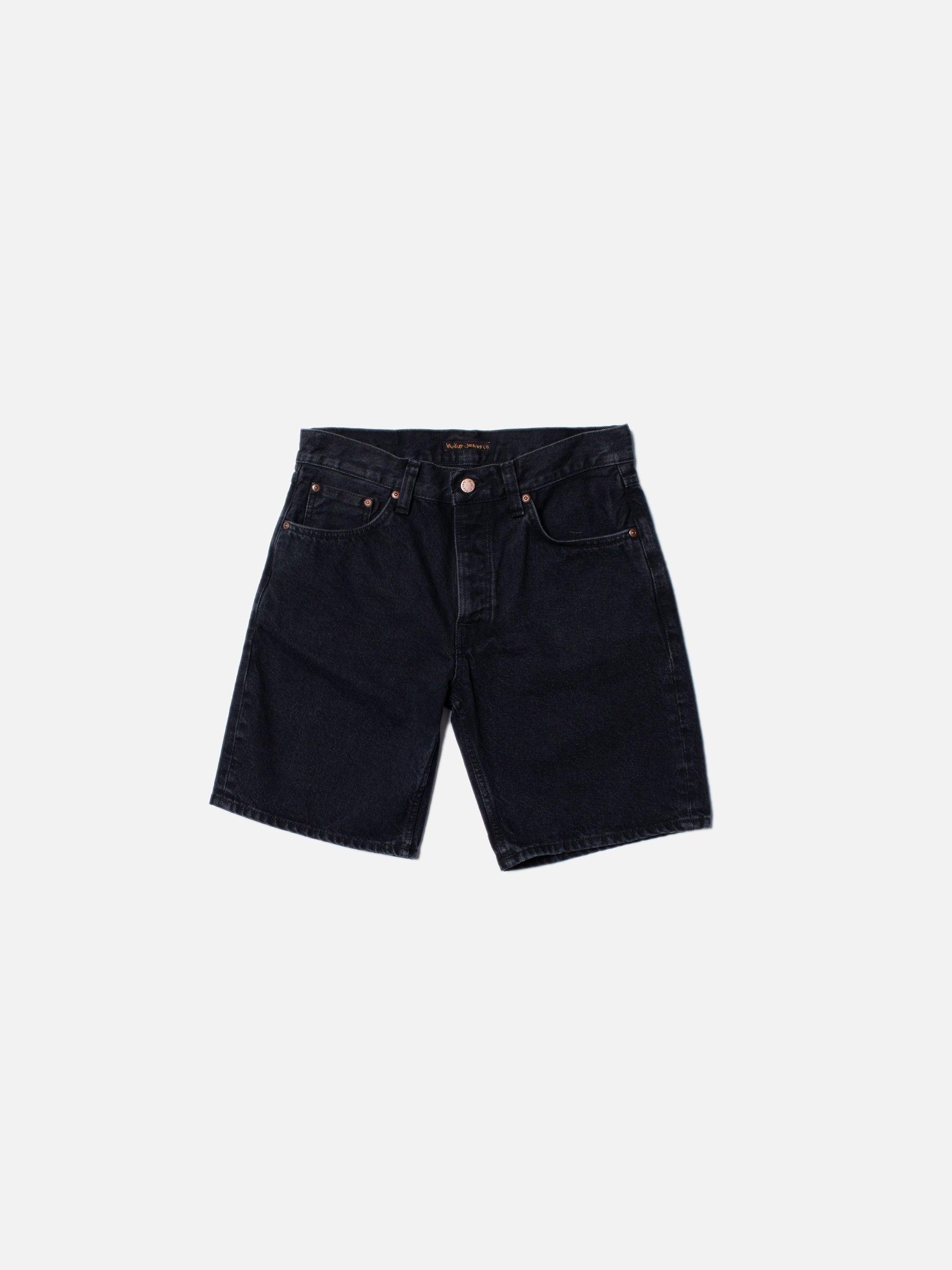 Seth Shorts Black Stone／有機棉 黑岩水洗 牛仔短褲