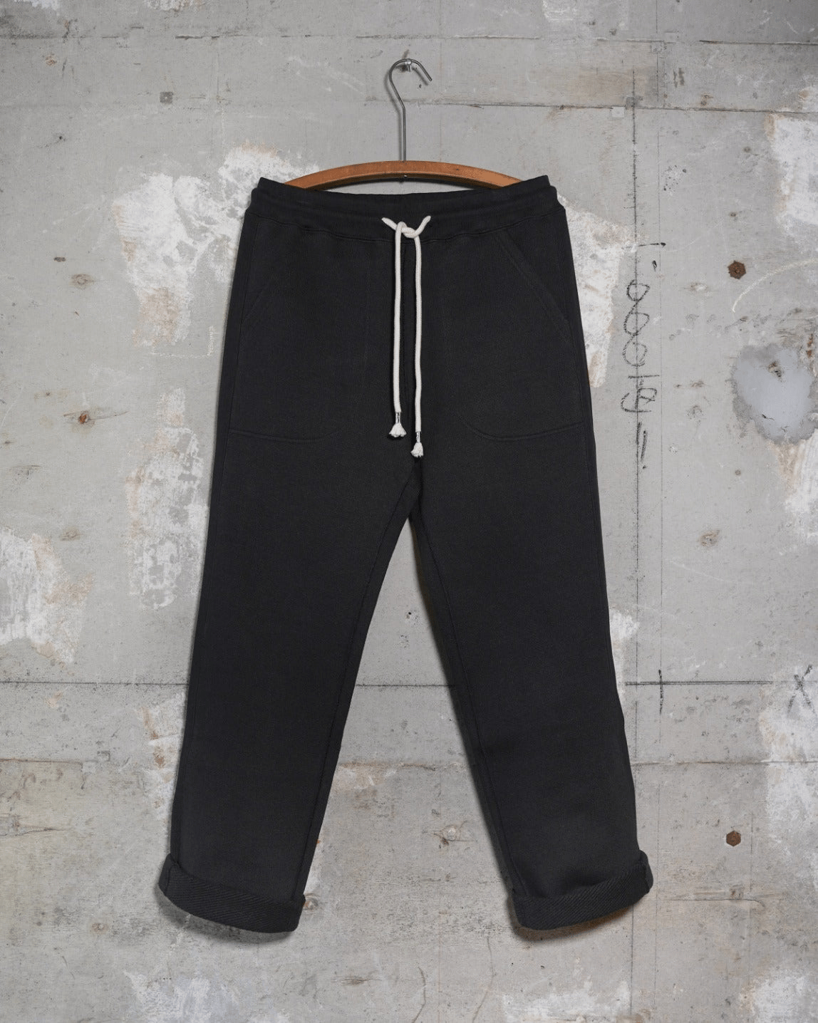 Sweatpants - Double Heavyweight French Terry - Sumi Ink 墨染雙重超重磅法式毛圈衛褲