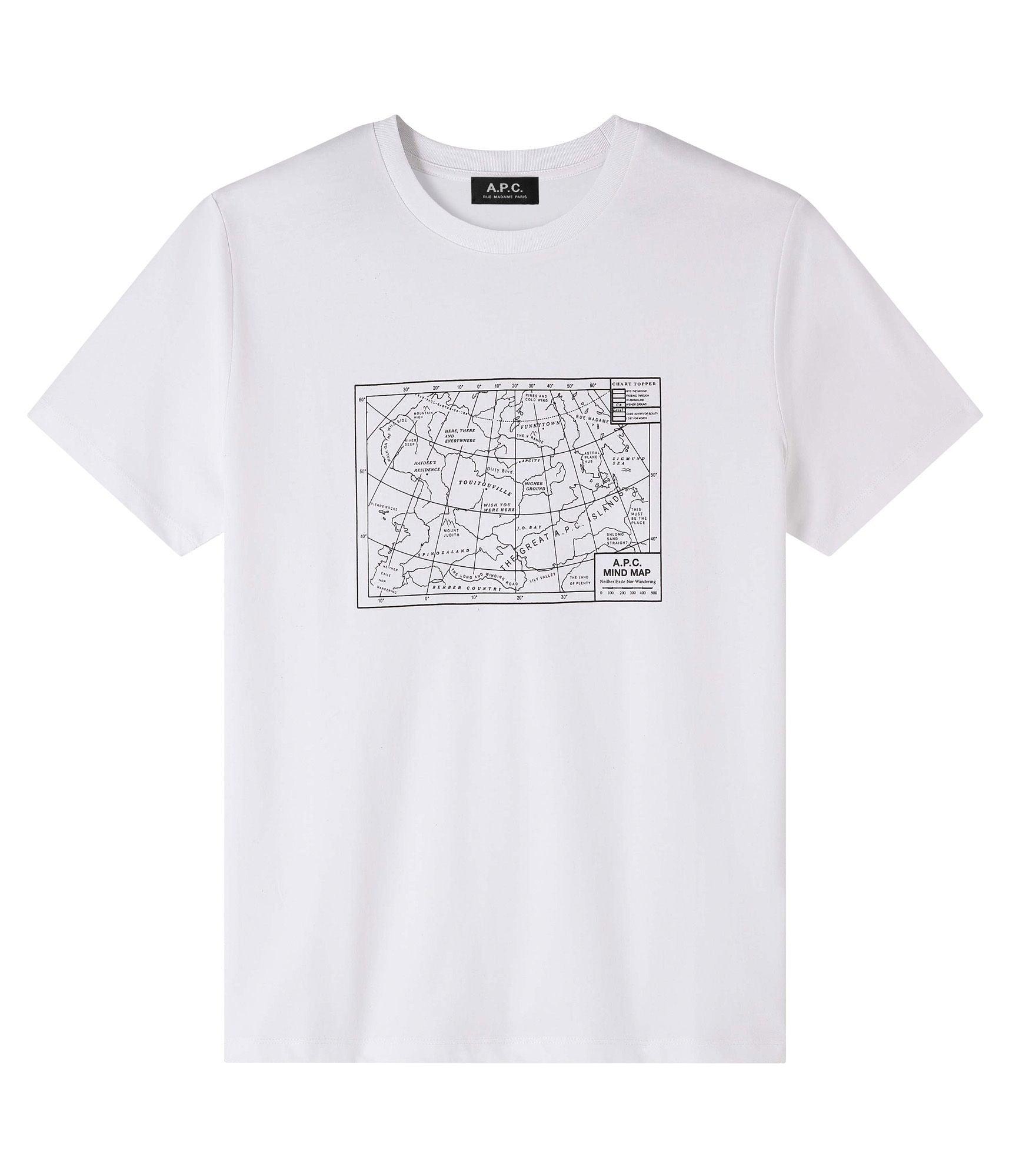 Carl T shirt APC map 里程碑地圖 圖Tee