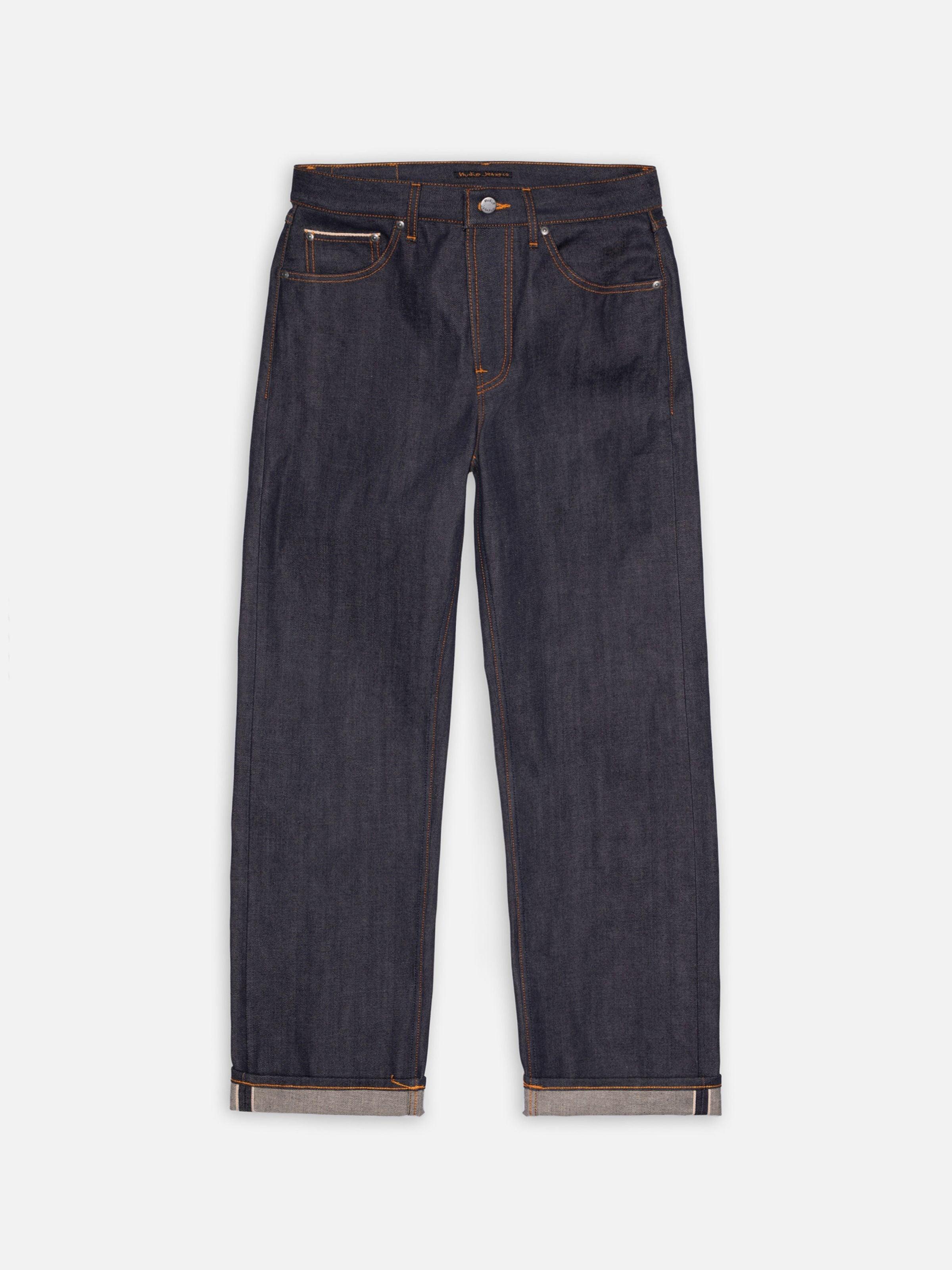 Tuff Tony Dry Selvage 頂級橘布邊高腰寬版直筒褲