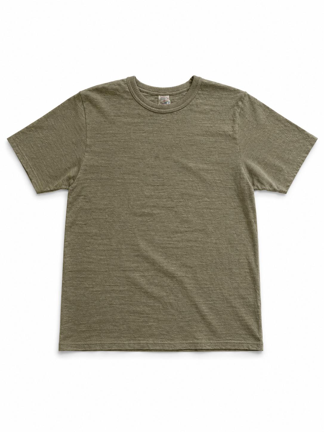 No. 8 Slub Nep Short Sleeve Tee Sand Beige 短纖維天竺棉厚磅棉Tee沙色