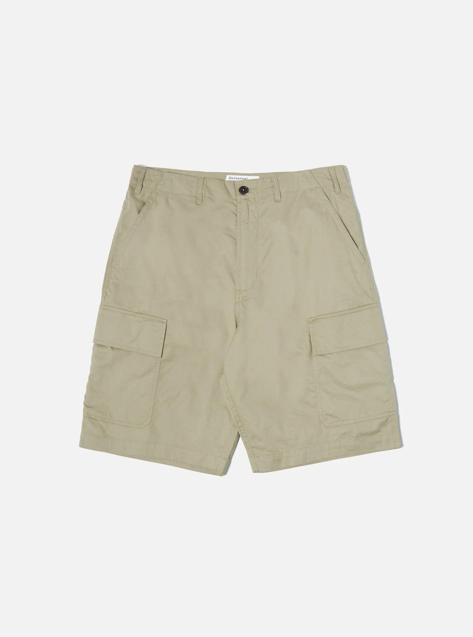 MW Cargo Short In Stone Fine Twill / 3x1輕磅斜紋 高支數精緻棉布 工裝短褲