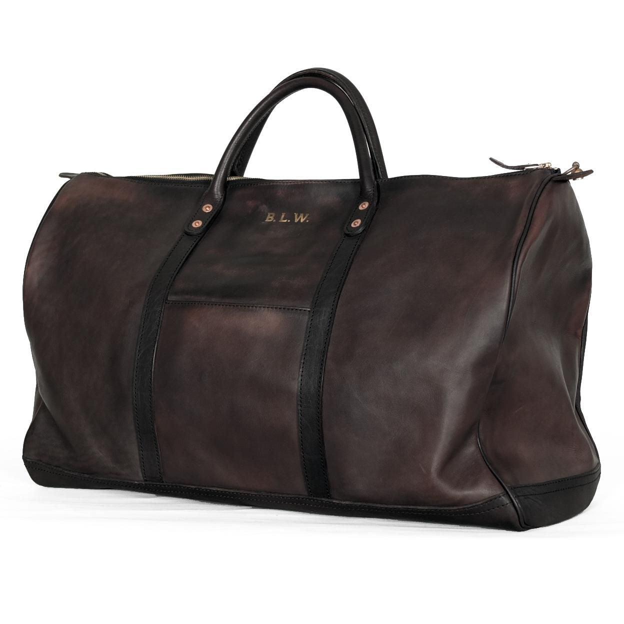 Leather Travel Boston Bag 植鞣牛皮波士頓包