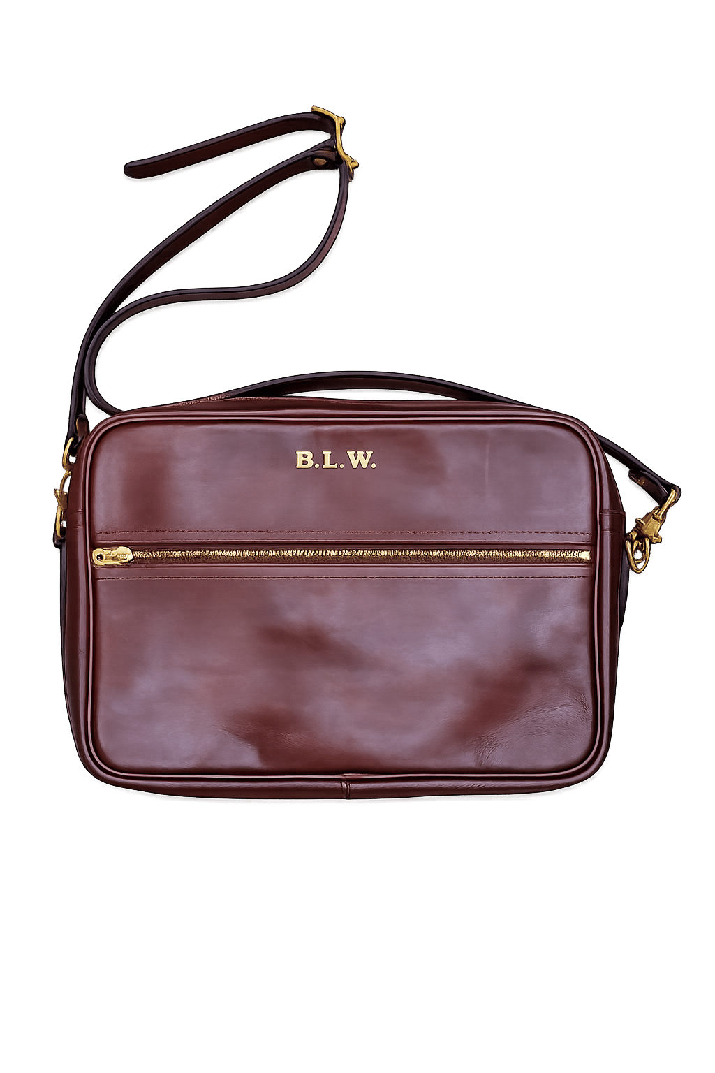 Leather Wander Shoulder Bag Brown 茶芯復古肩背包棕色