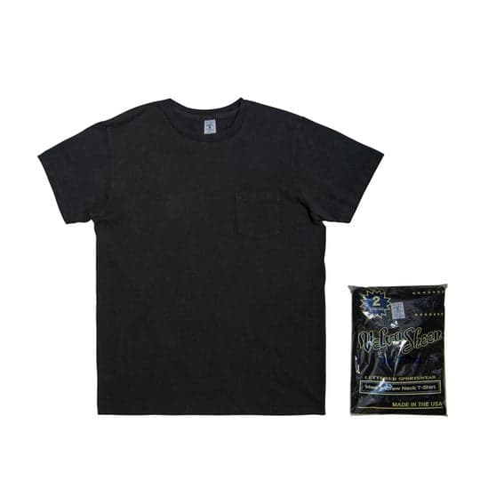 2 Pac Crewneck Tee - Black/Black 美製圓織素色短TEE 黑色兩件裝