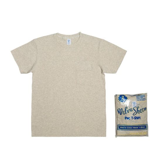 2 Pac Crewneck Tee - White/Oat 美製圓織素色短TEE 白色&米色兩件裝
