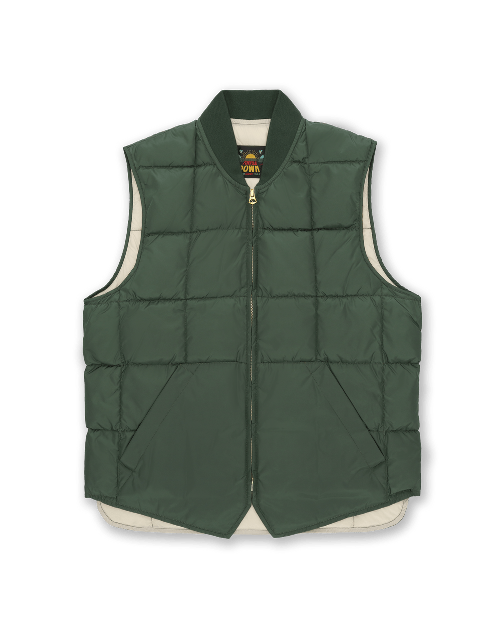 Vest1 Nylon Padded Vest GREEN 森林綠鋪棉背心