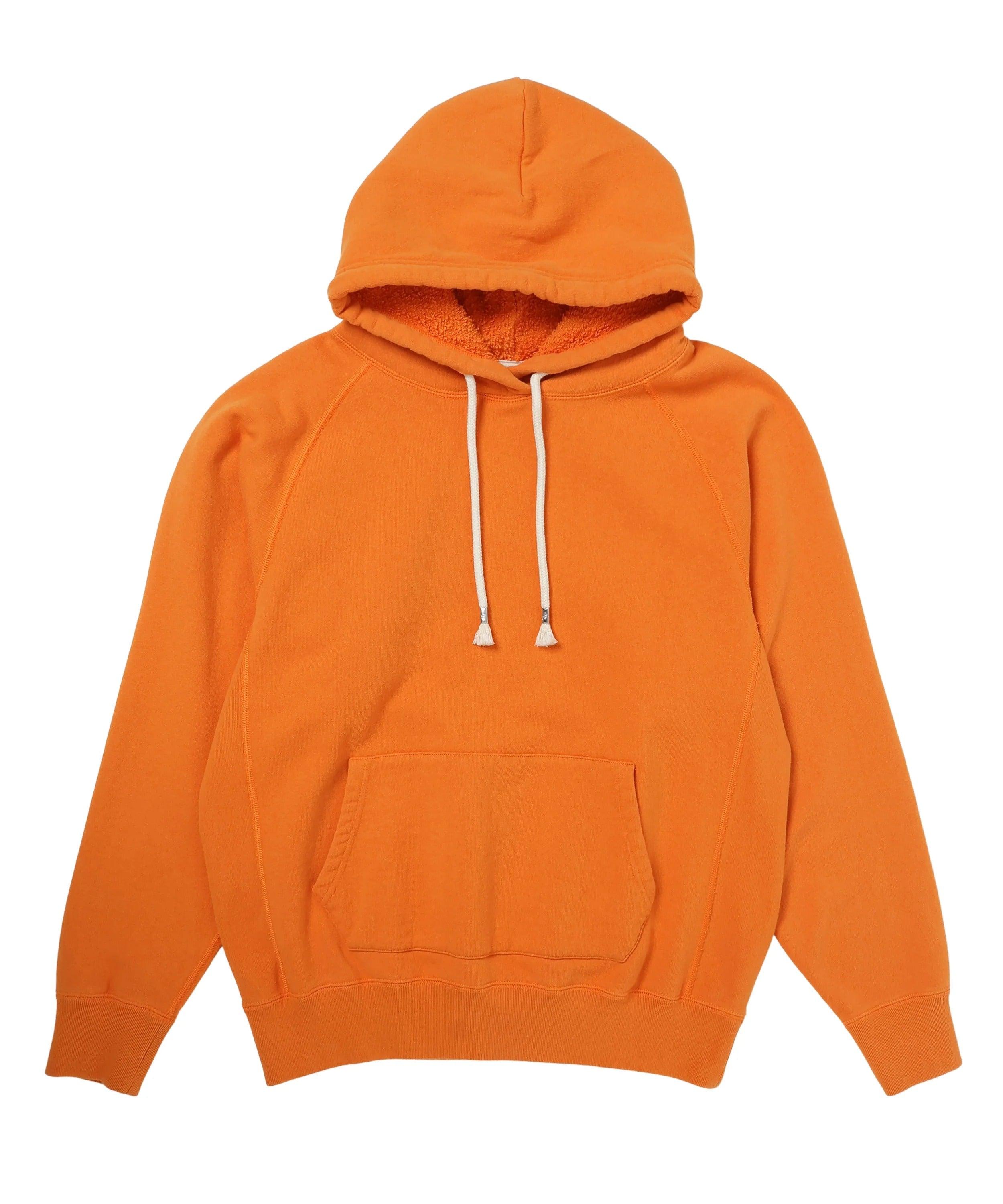 Pullover Hoodie - Super Looper French Terry - Orange 蛋黃橘超級魚鱗布套頭連帽上衣