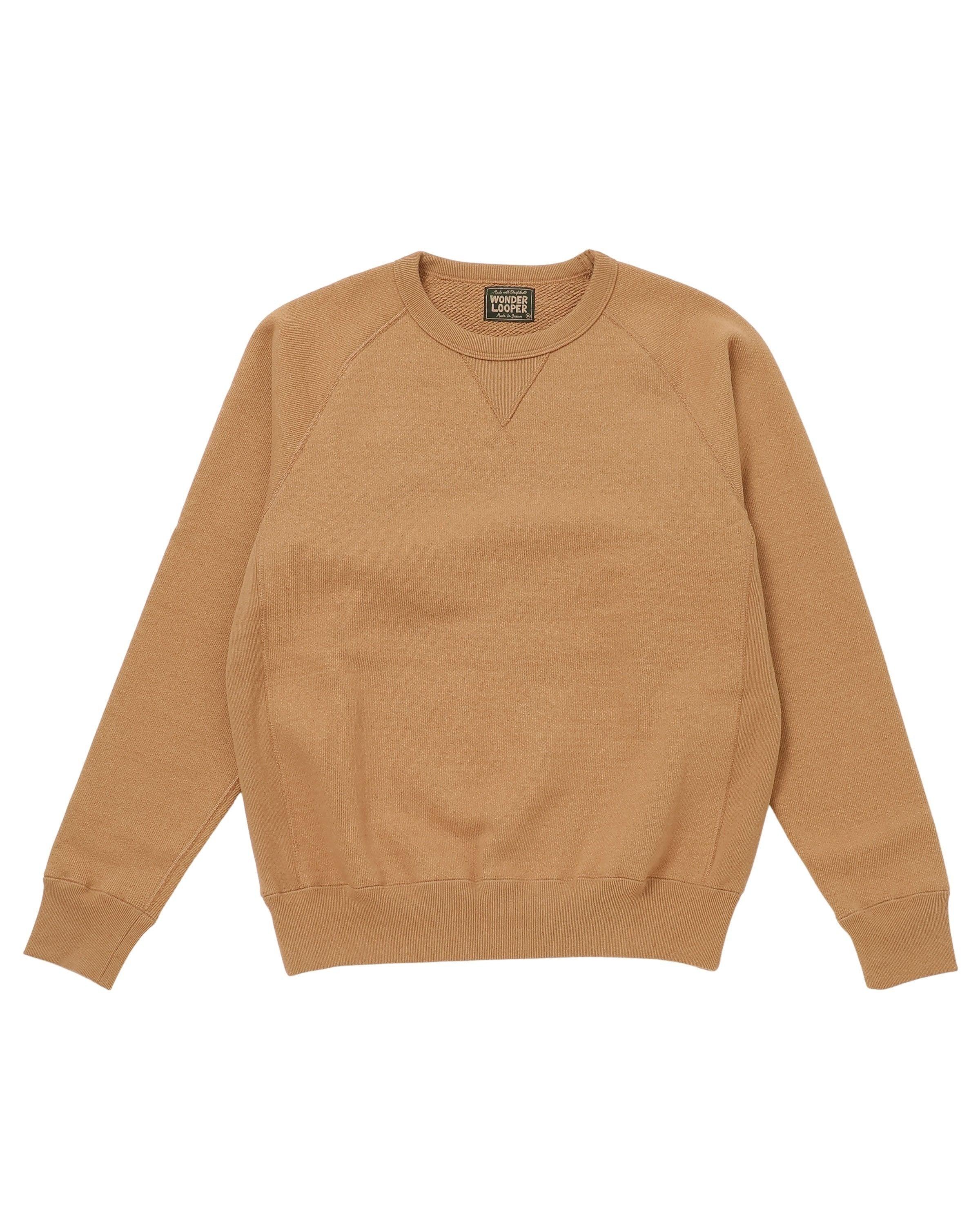 Pullover Crewneck - Foxfibre® Double Heavyweight French Terry - Coyote 80 雙層超重磅特殊媒染狐狸棉毛圈衛衣