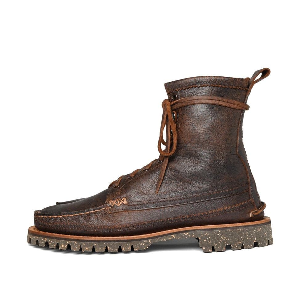 Maine Guide 6 eye DB Boots Kudu Castagna 栗子棕色羚羊皮荒野嚮導靴登山鞋底